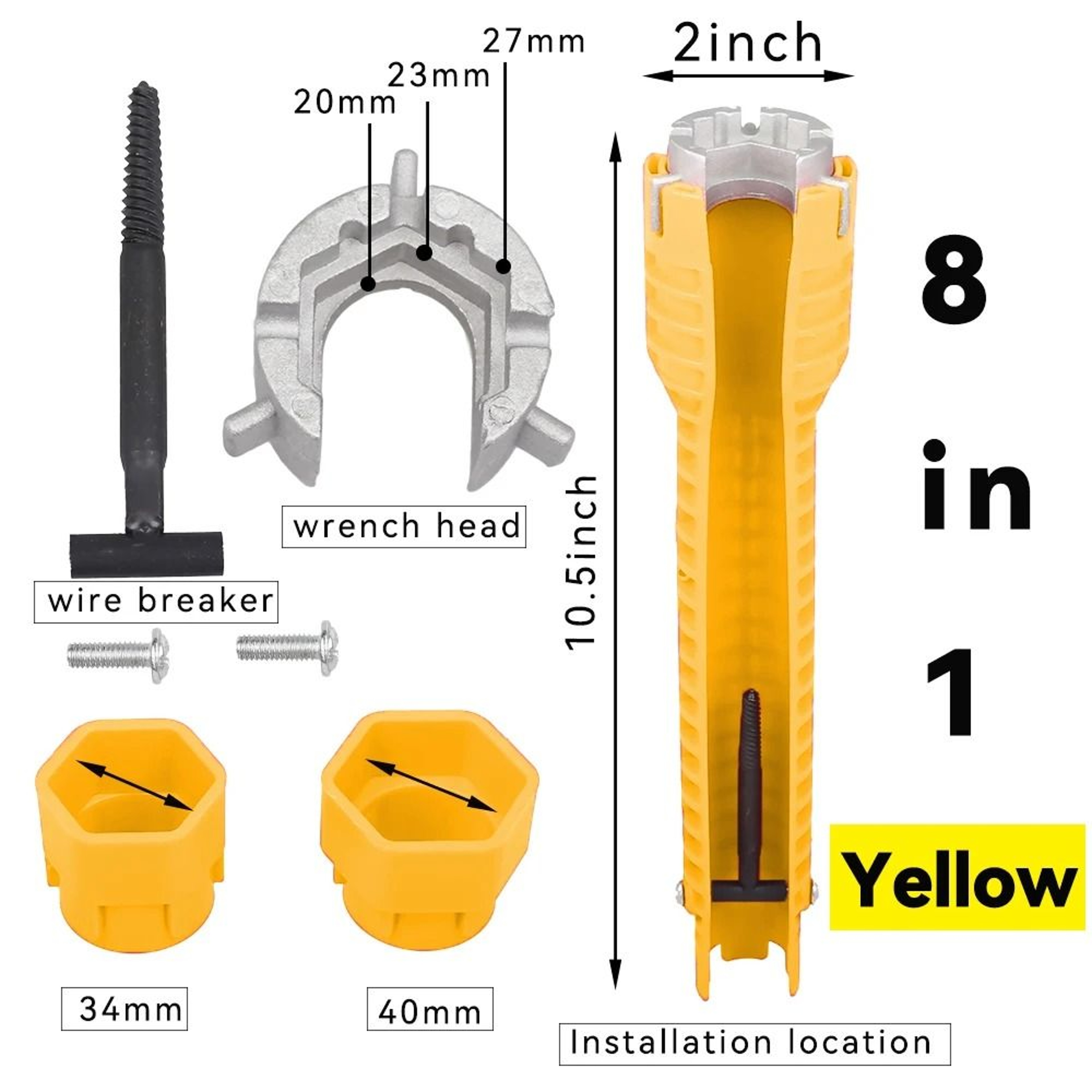 8in1 MultiPurpose Plumbing Installation Tool 7