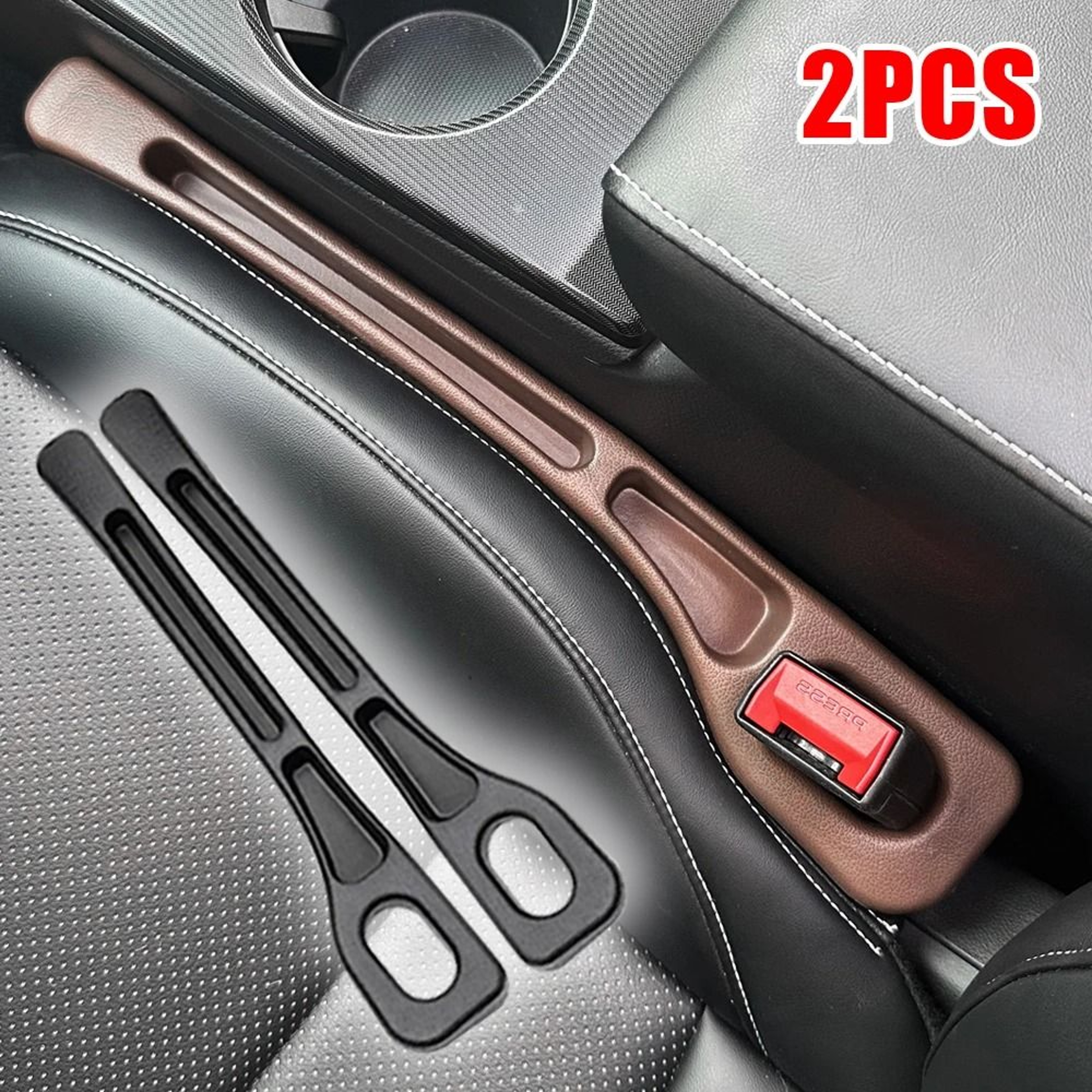 Interior Console Seat Gap Organizer 2Piece Set 0