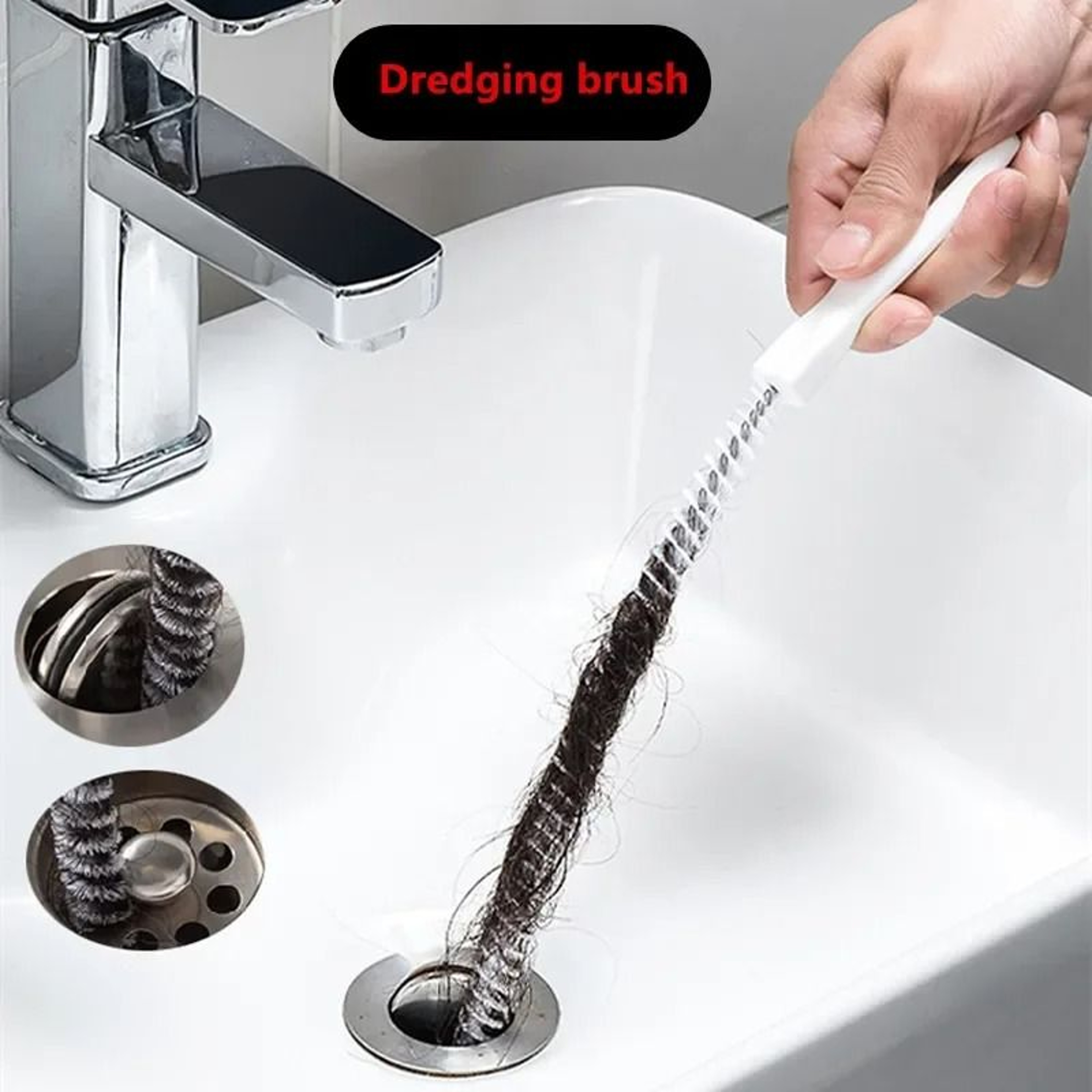 Industrial Flexible Pipe Dredging  Drain Brush 0