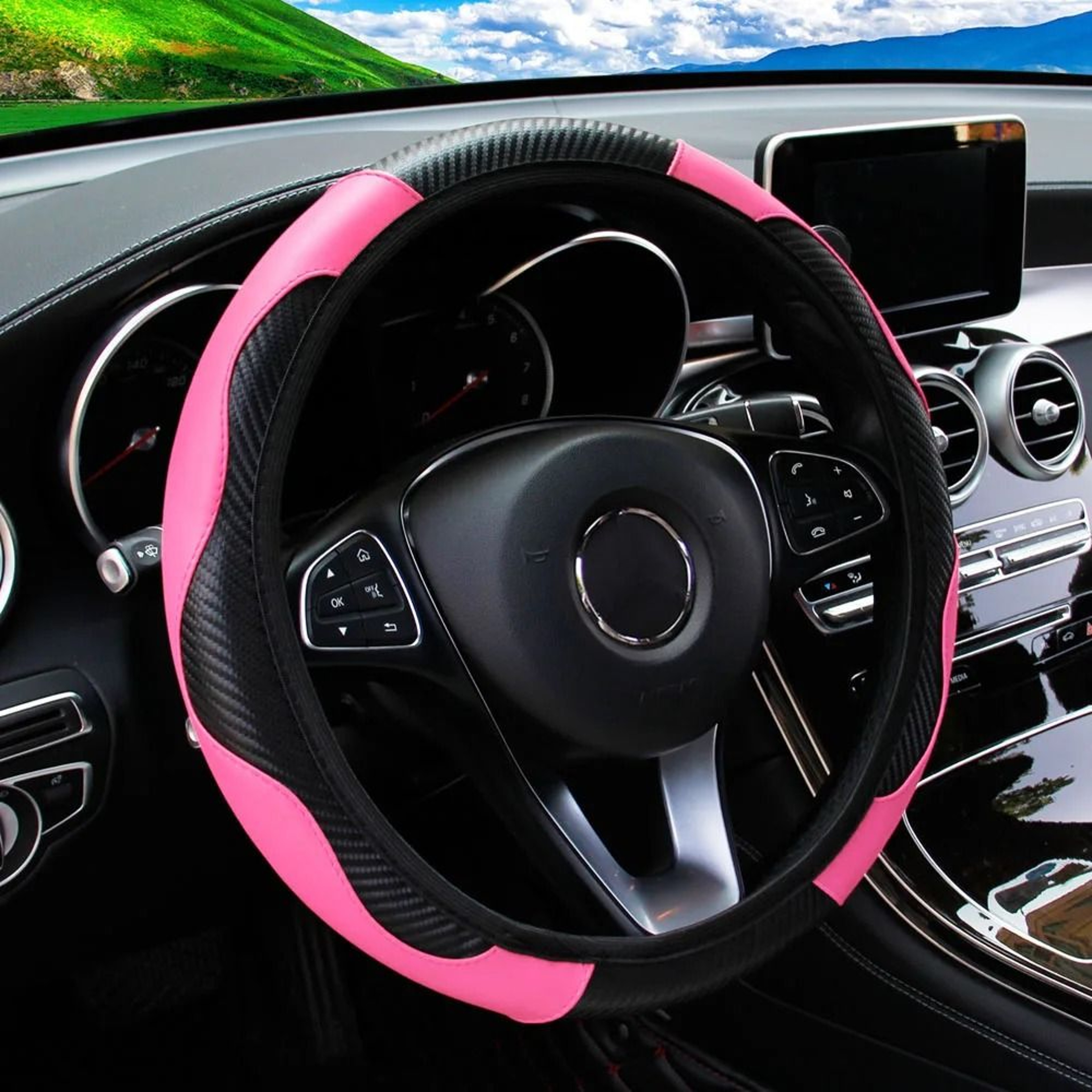 Carbon Fiber Series Steering Wheel Grip 18