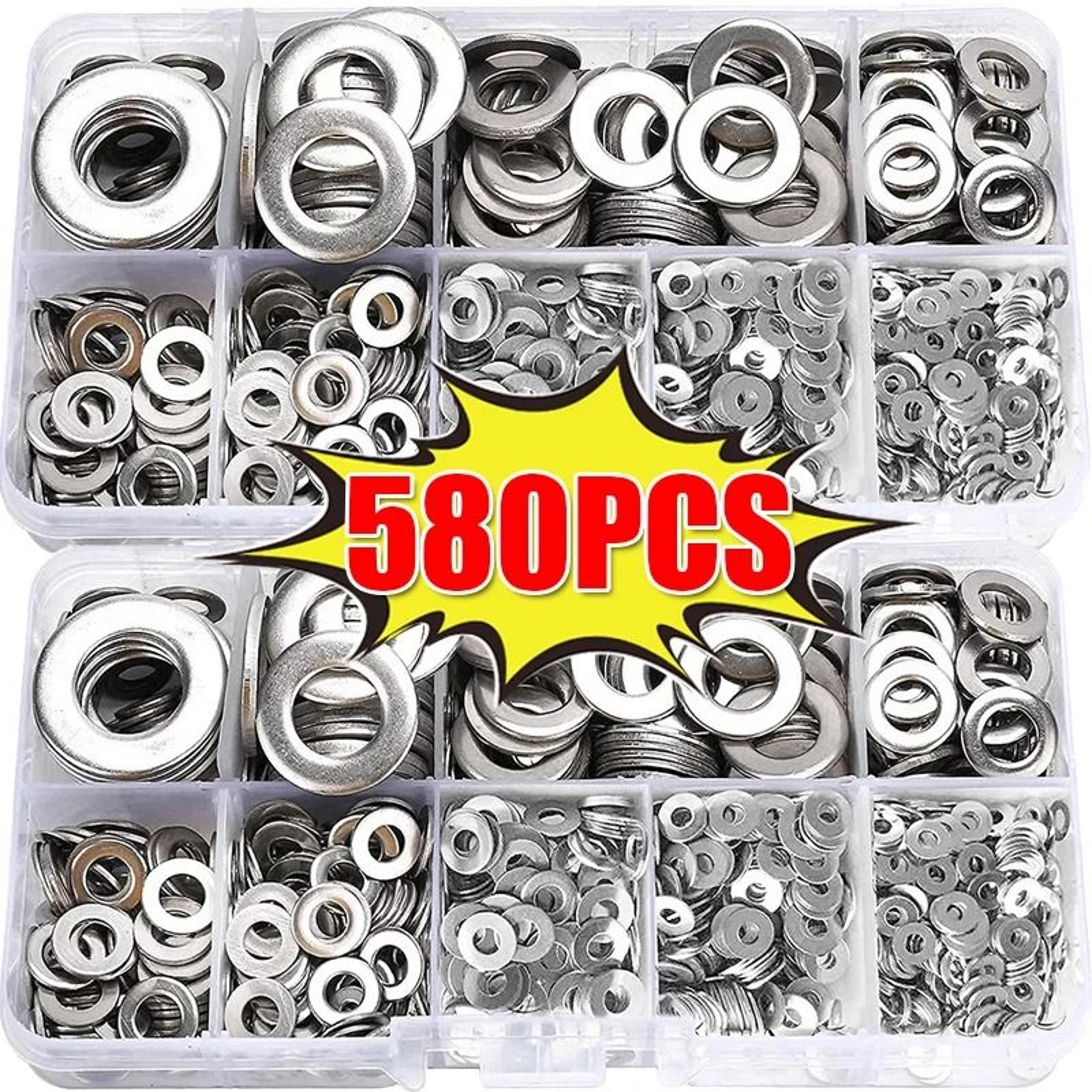 Stainless Steel Flat Washer Precision Assortment 0