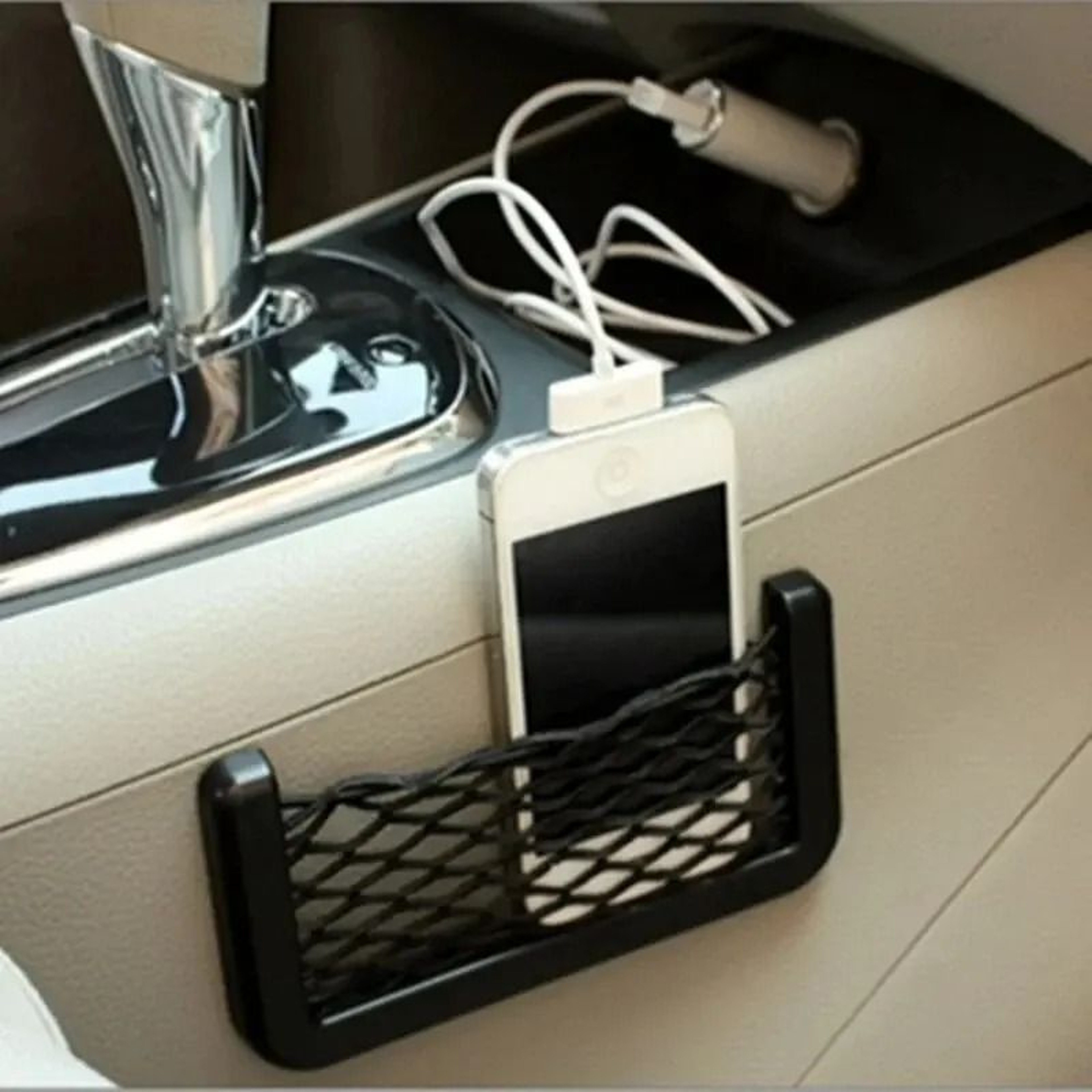 Automotive Elastic Cargo Mesh Organizer 4