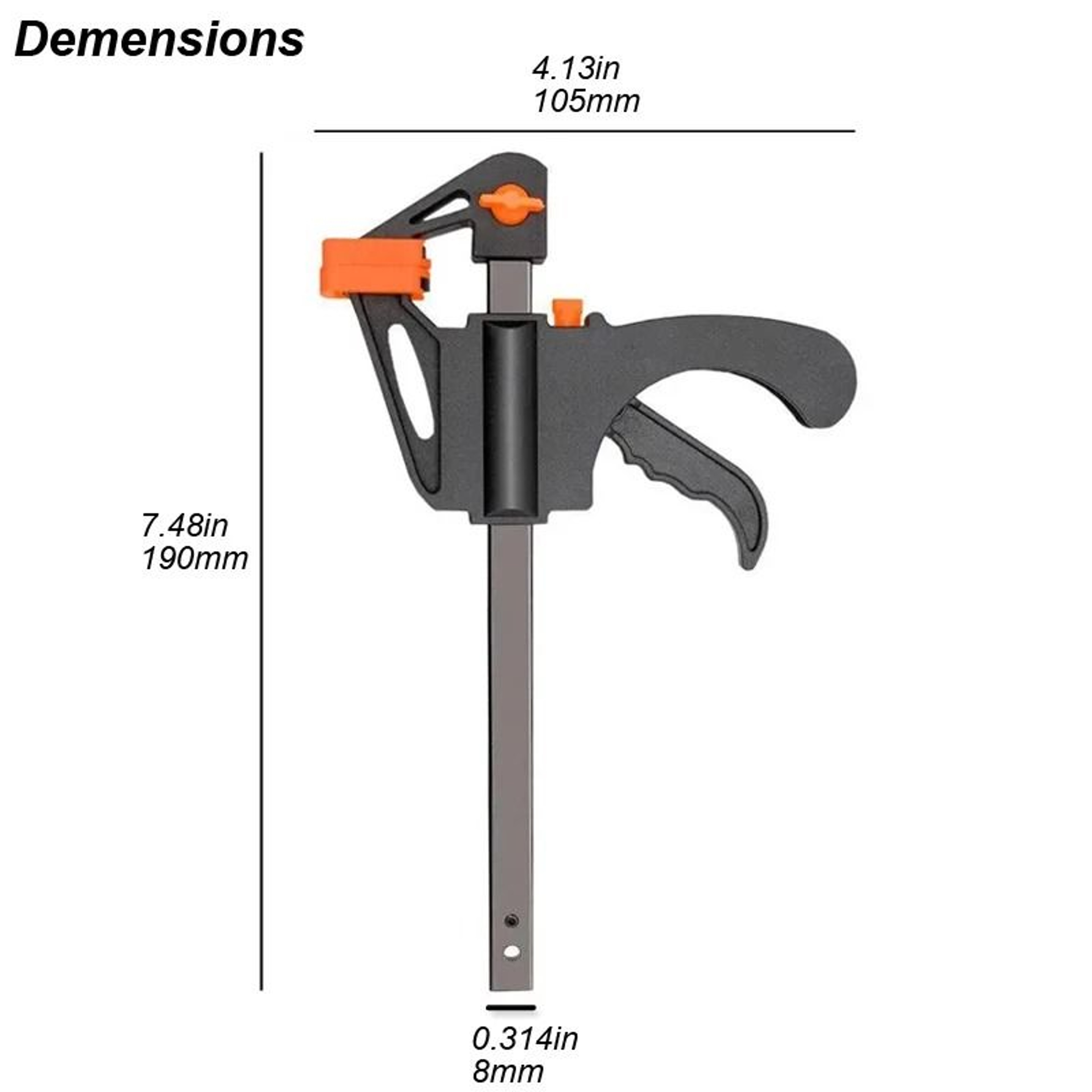 HighTorque QuickRelease Ratchet Clamp 3