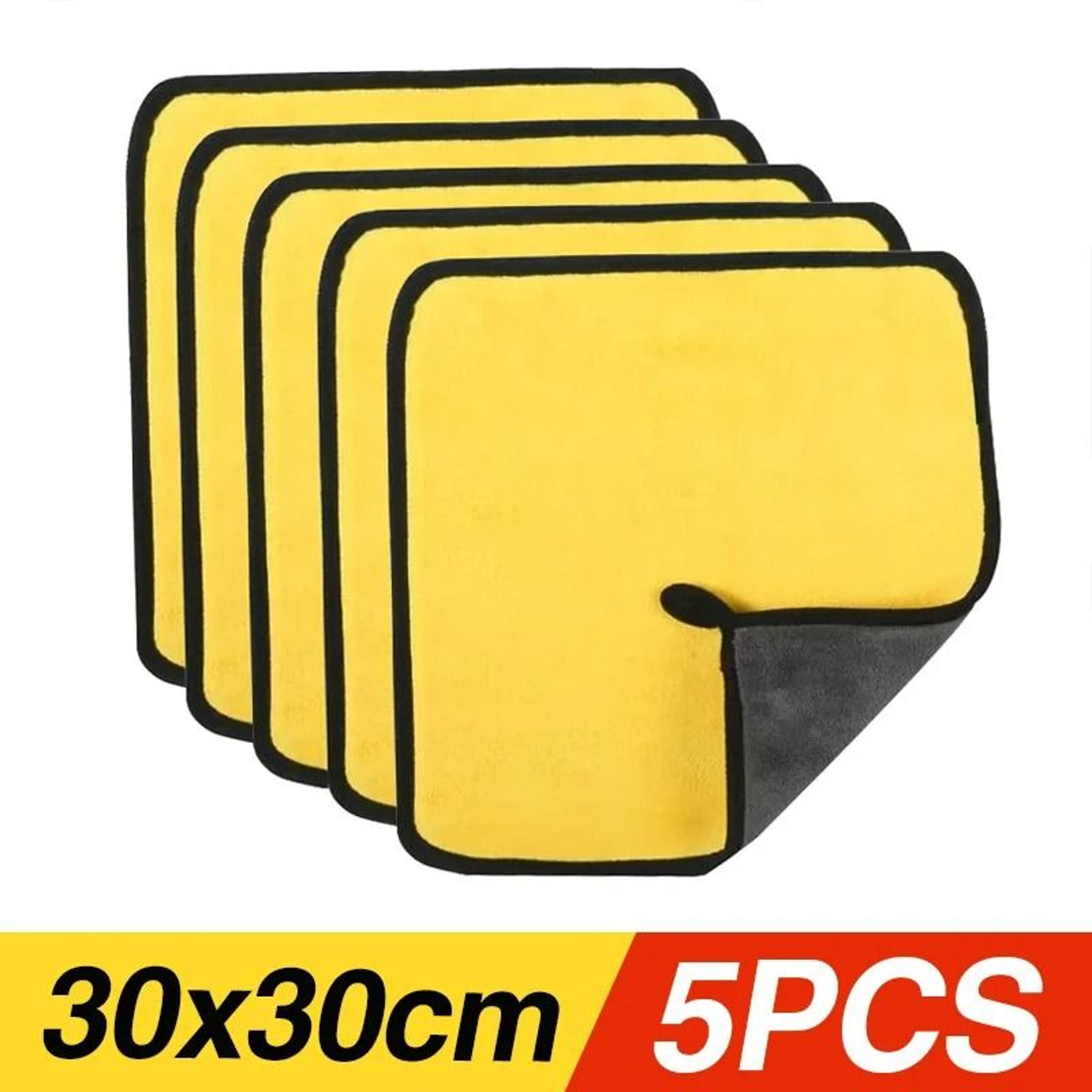 UltraAbsorbent Thickened Microfiber Car Wash  Detailing Towels 9