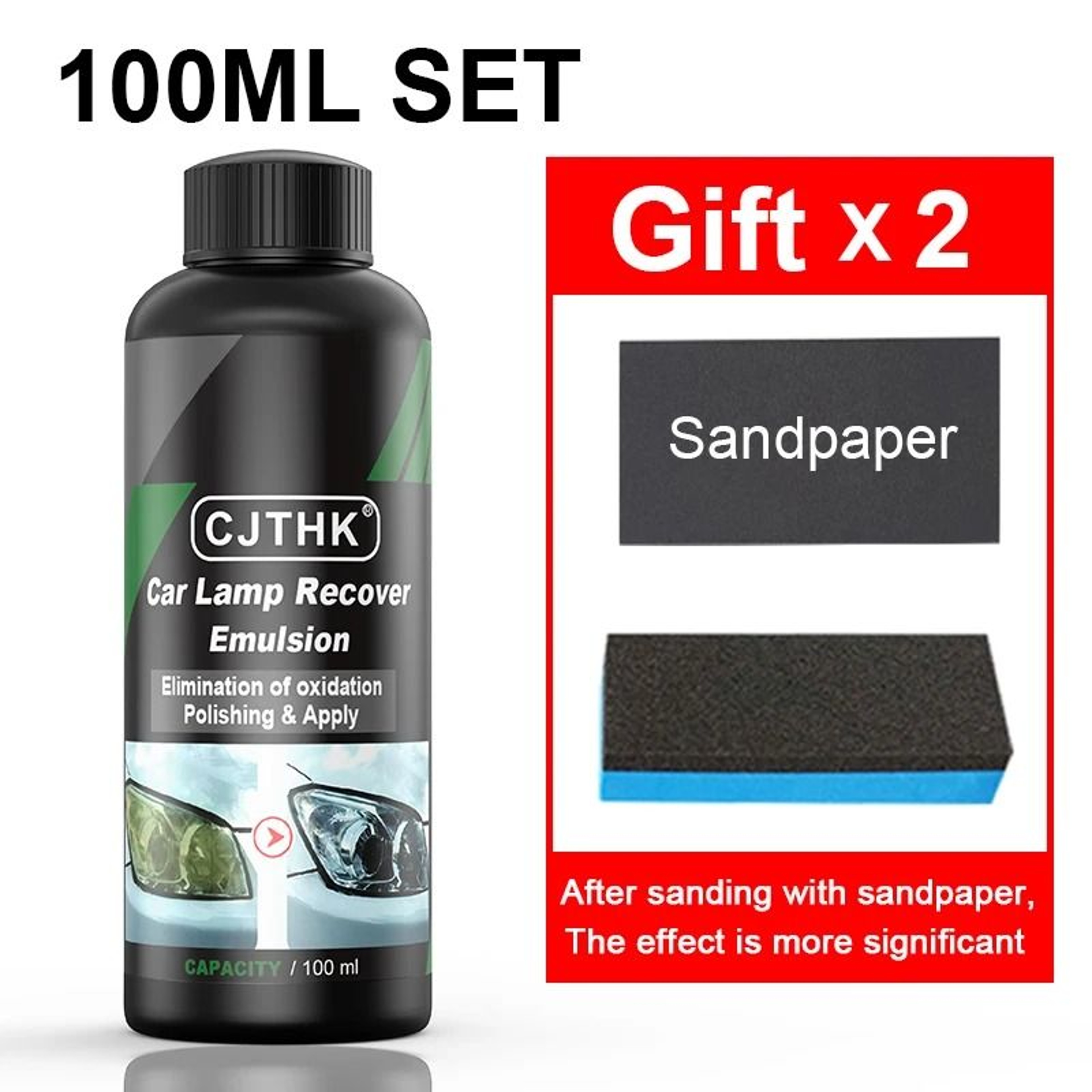 Car Headlight Restoration  Polishing Kit 10