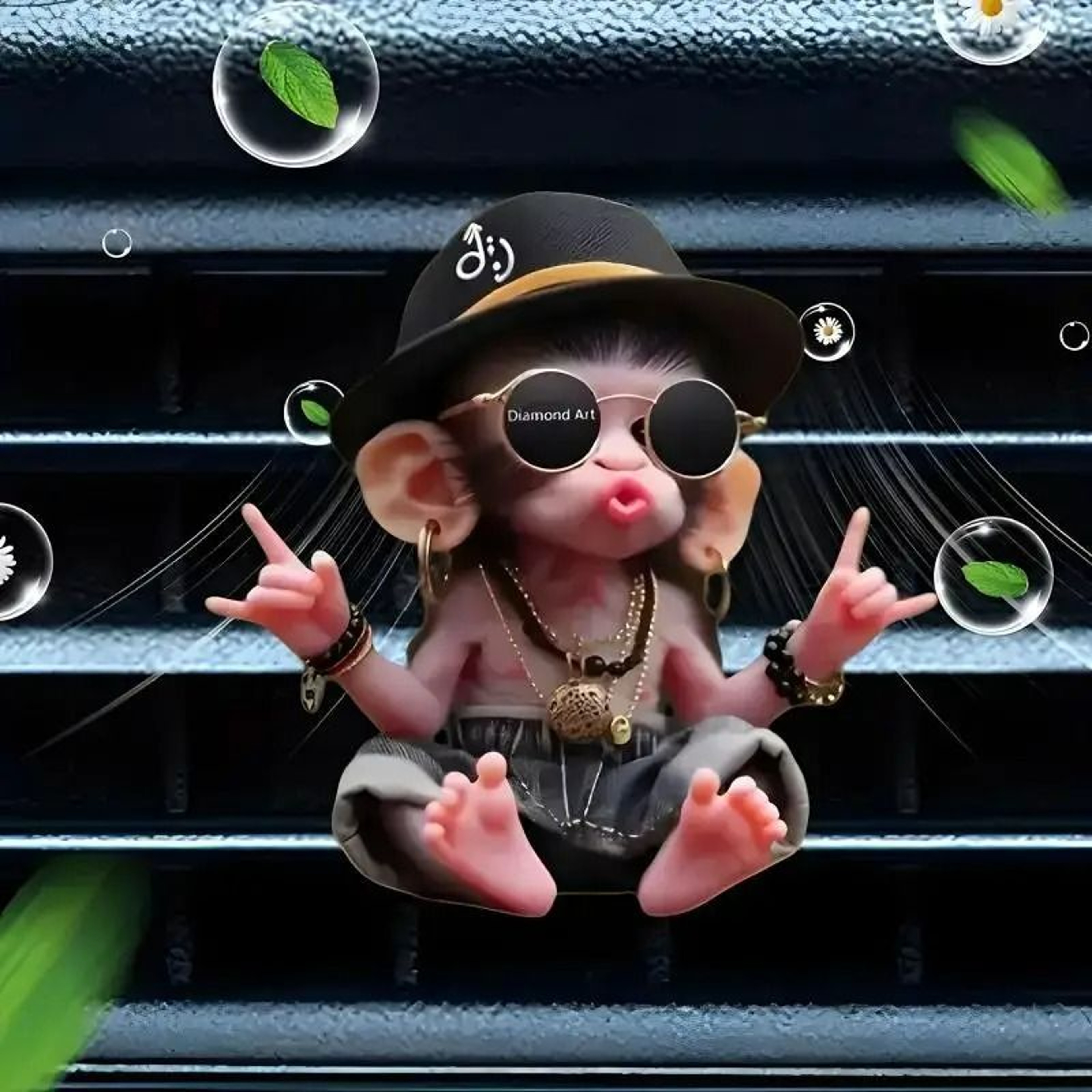 Artisanal 2D Car Air Vent Aromatherapy Clips 27