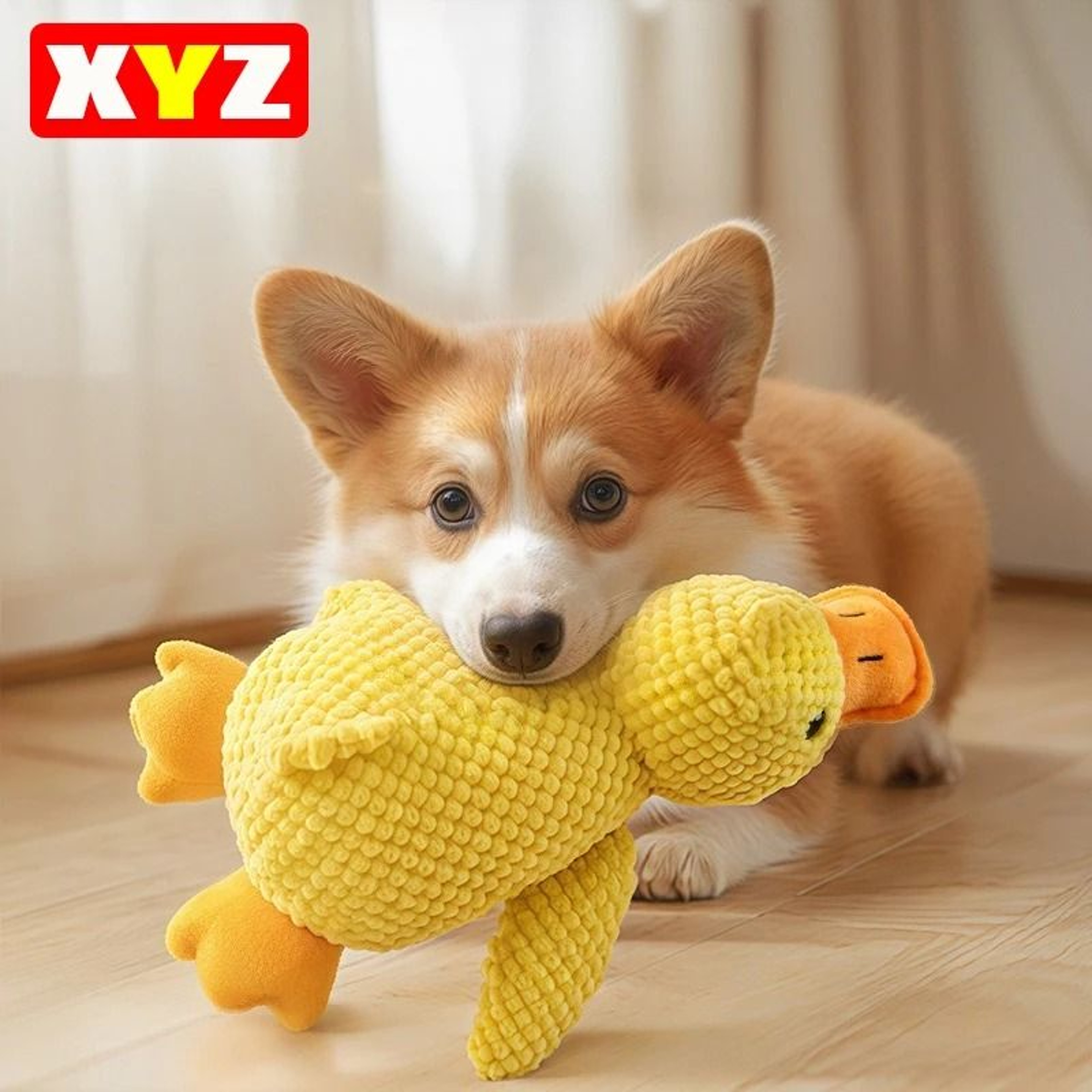 QuackGuard MultiTexture Calming Duck Toy 0