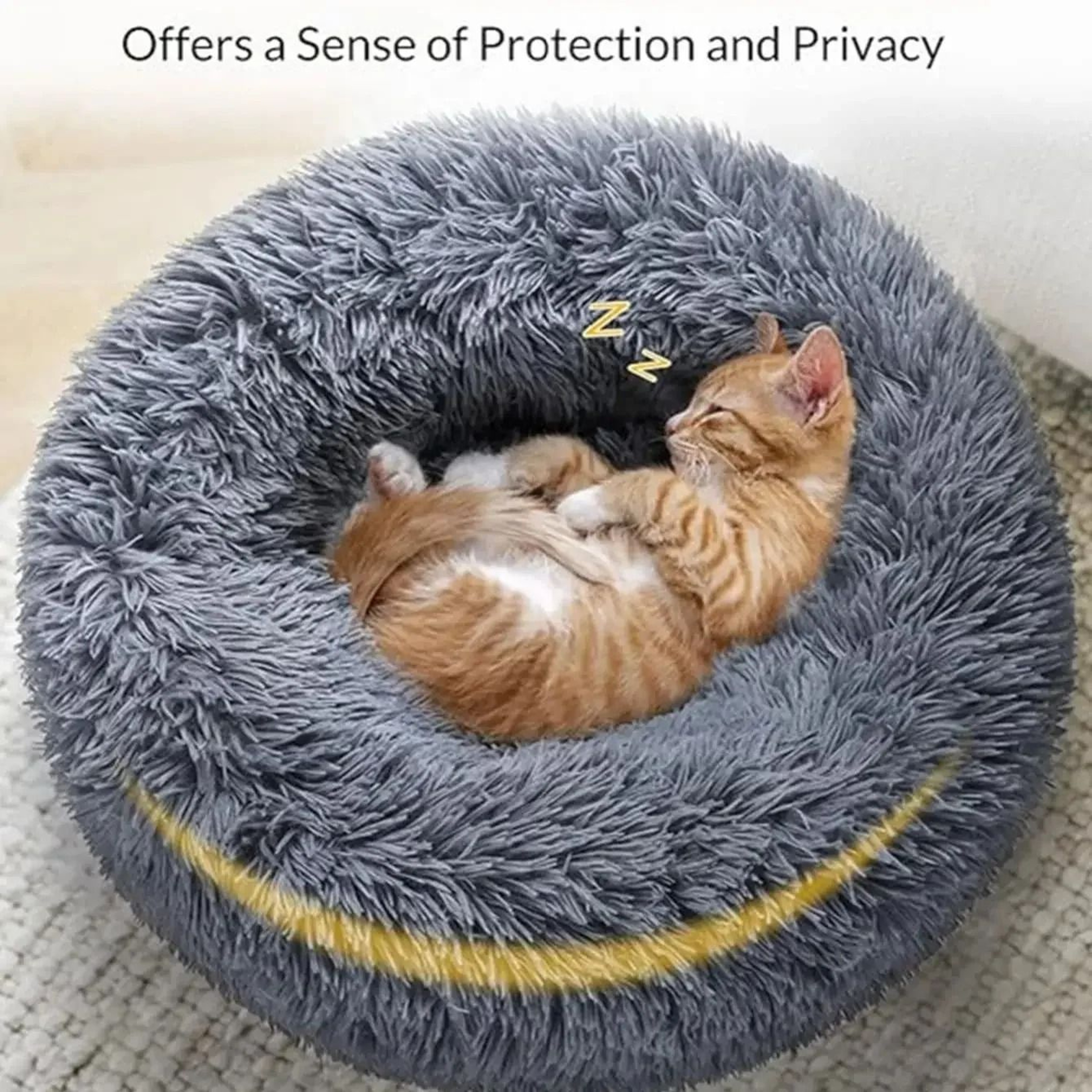 CloudComfort AntiAnxiety Round Pet Den 1