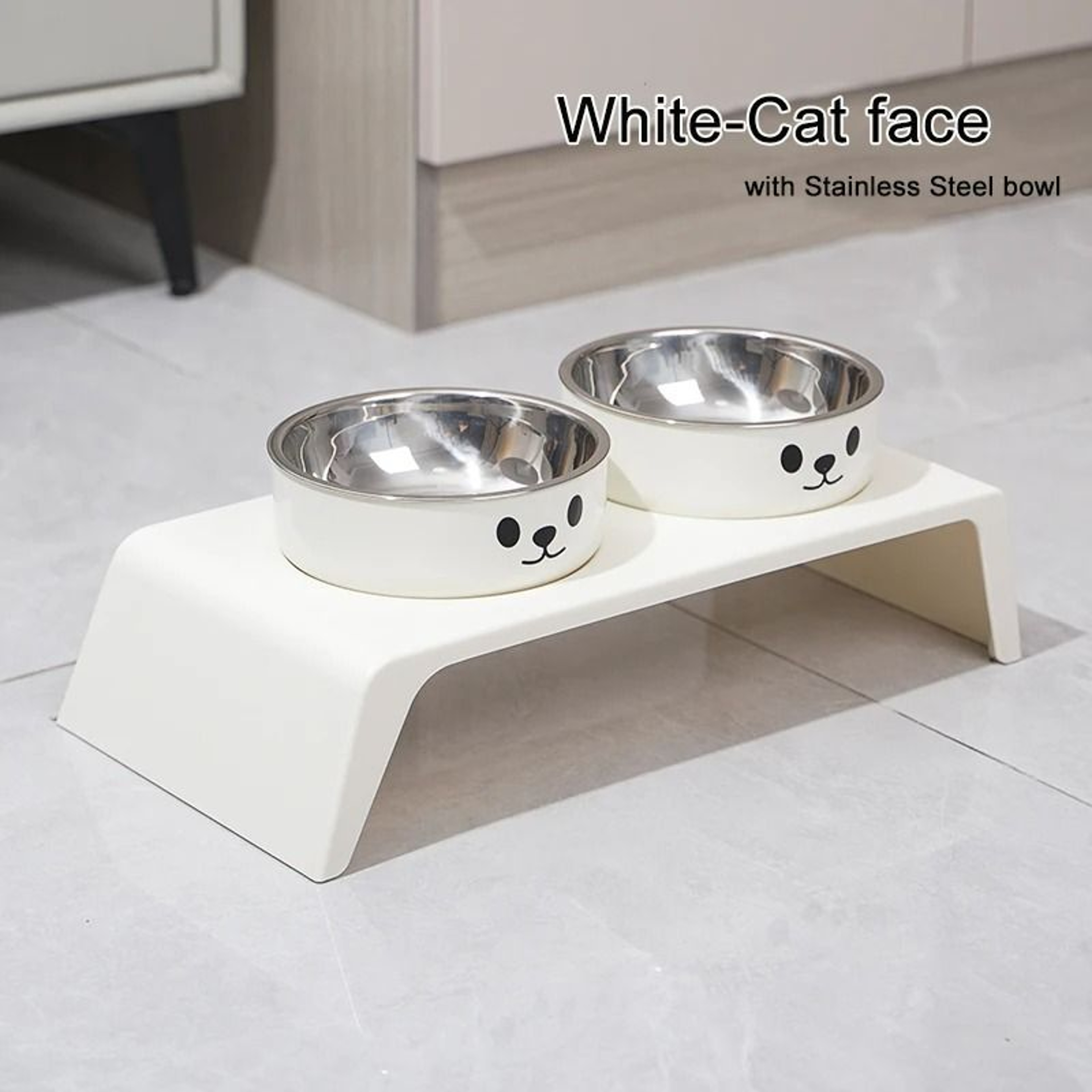 Orthopedic Elevated Double Diner Pet Station 8