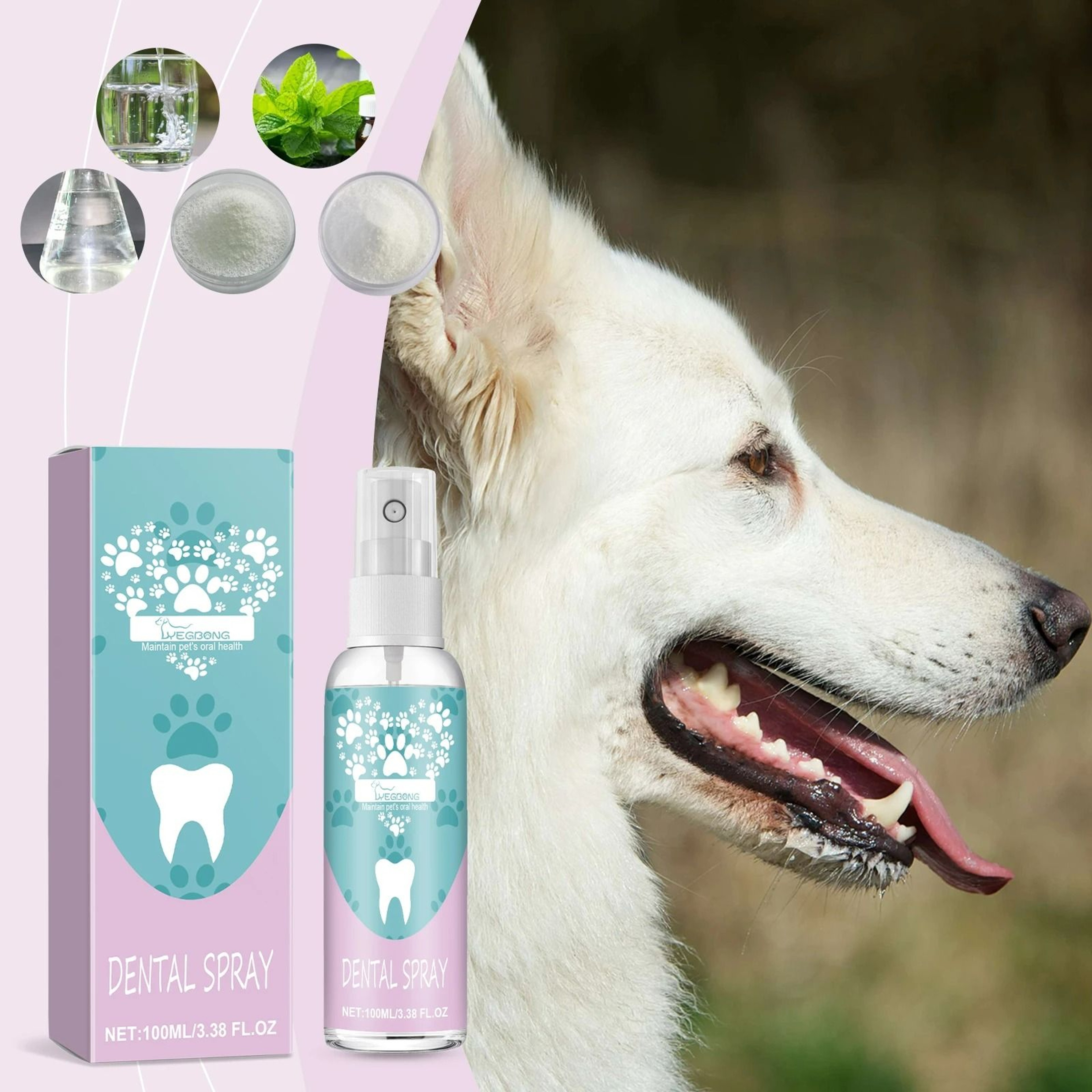 VetRecommended Pet Teeth Spray  Advanced Tartar  Calculus Remover 1