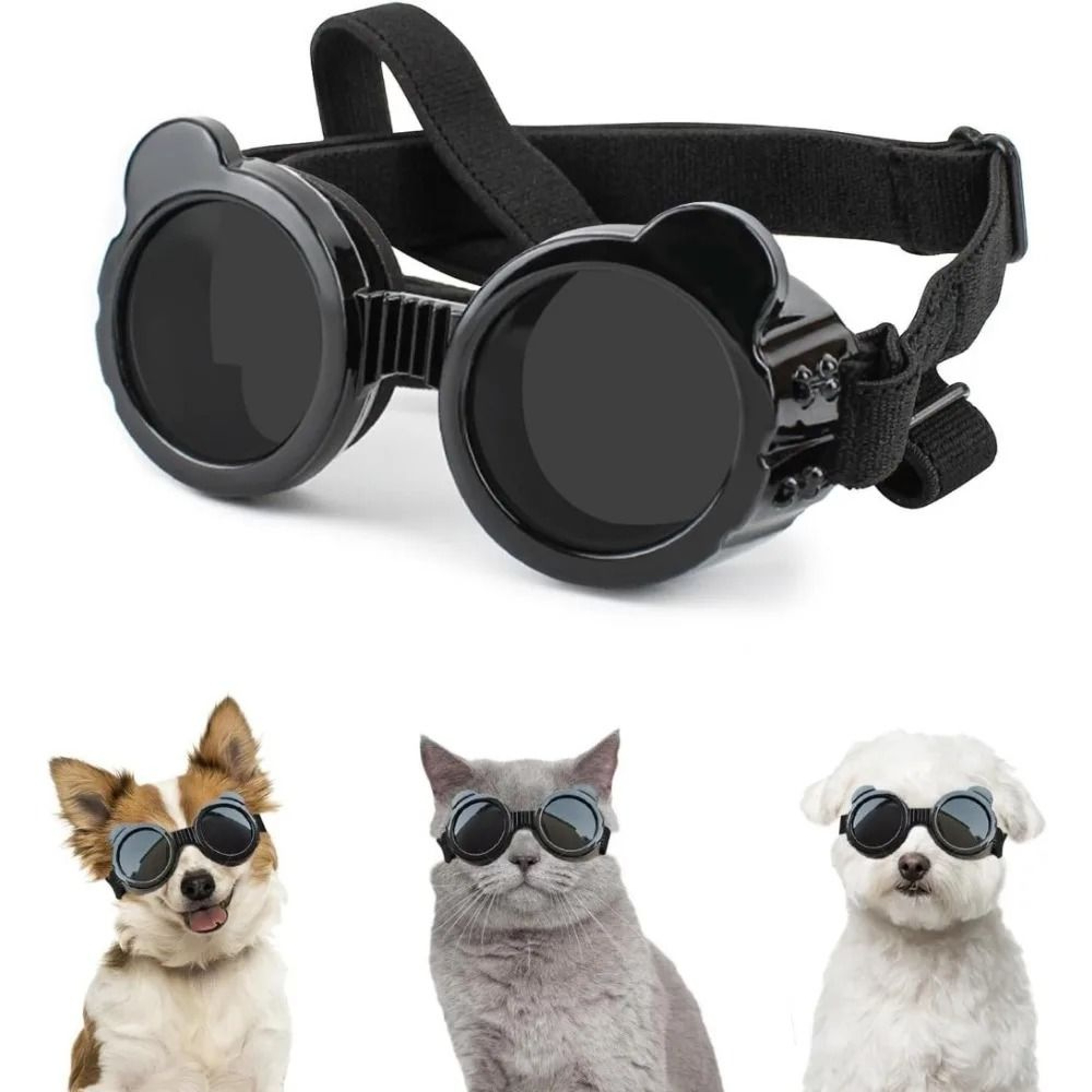AdventureReady Pet Goggles  Waterproof  Windproof Protective Eyewear 0