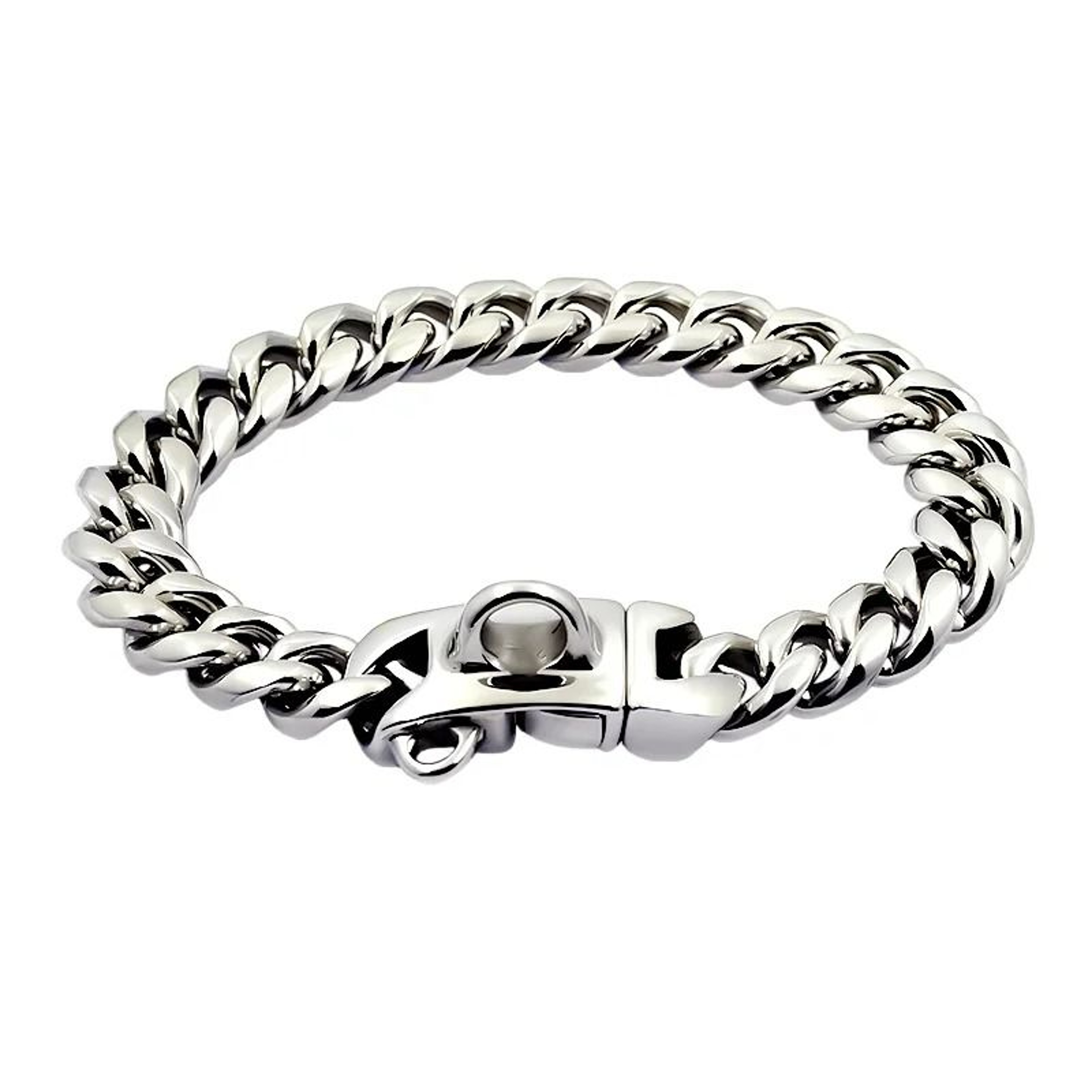 Luxury Gold Cuban Link Dog Collar  14mm HeavyDuty Stainless Steel Choker 7