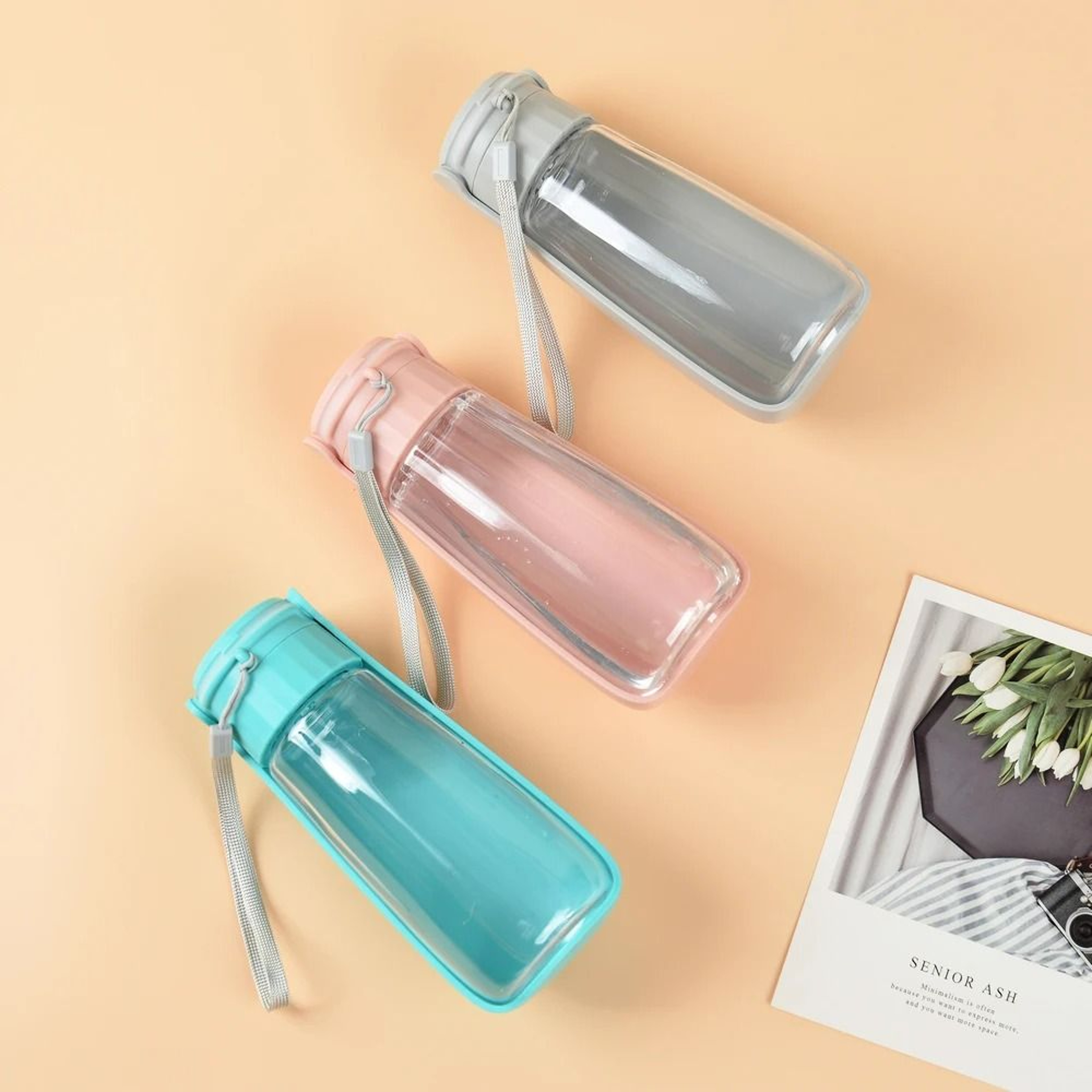 Outdoor HighCapacity Pet Water Bottle  LeakProof Portable Drinking Bowl 2