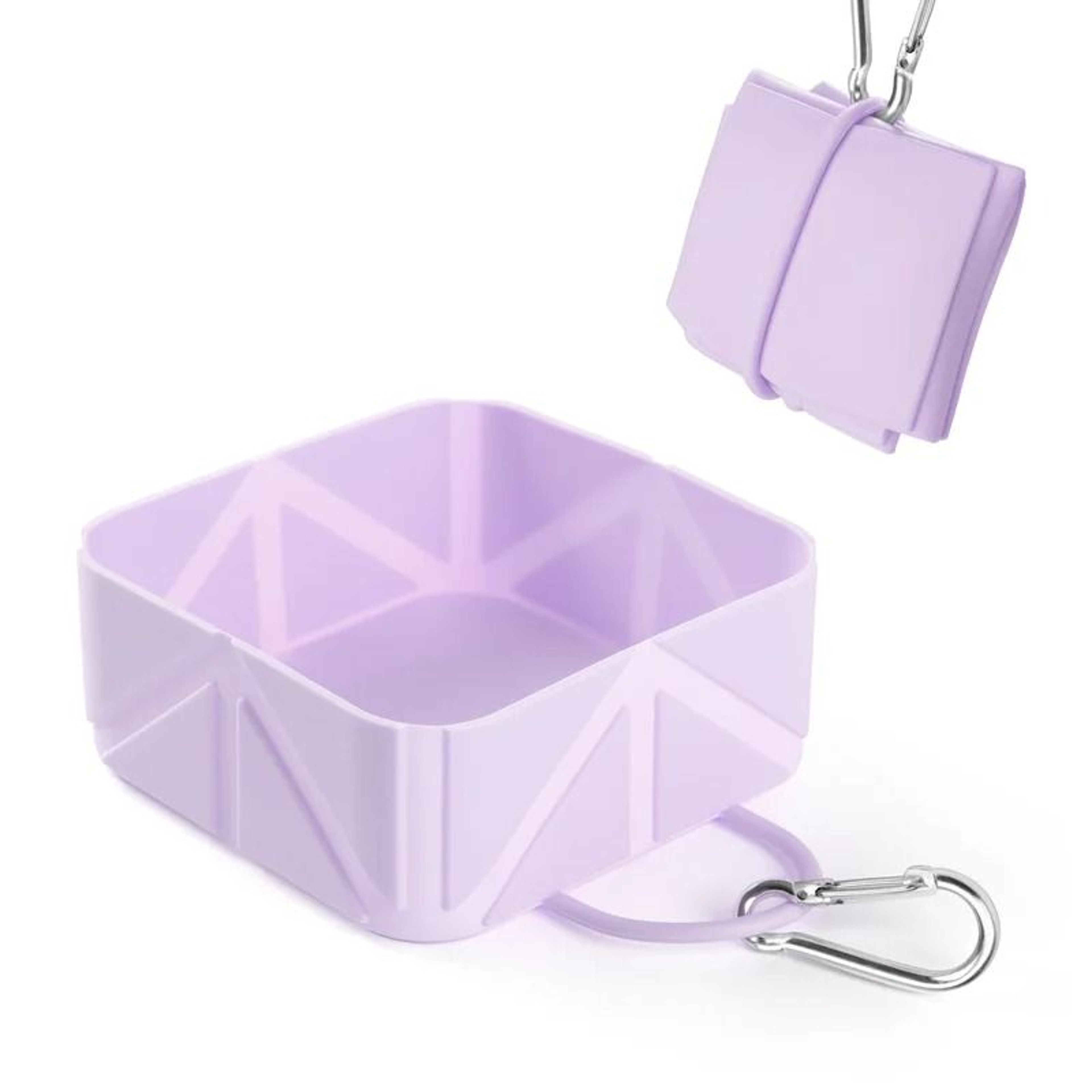 Silicone Collapsible Pet Travel Bowl  Portable Food  Water Solution For Hiking  Camping 11