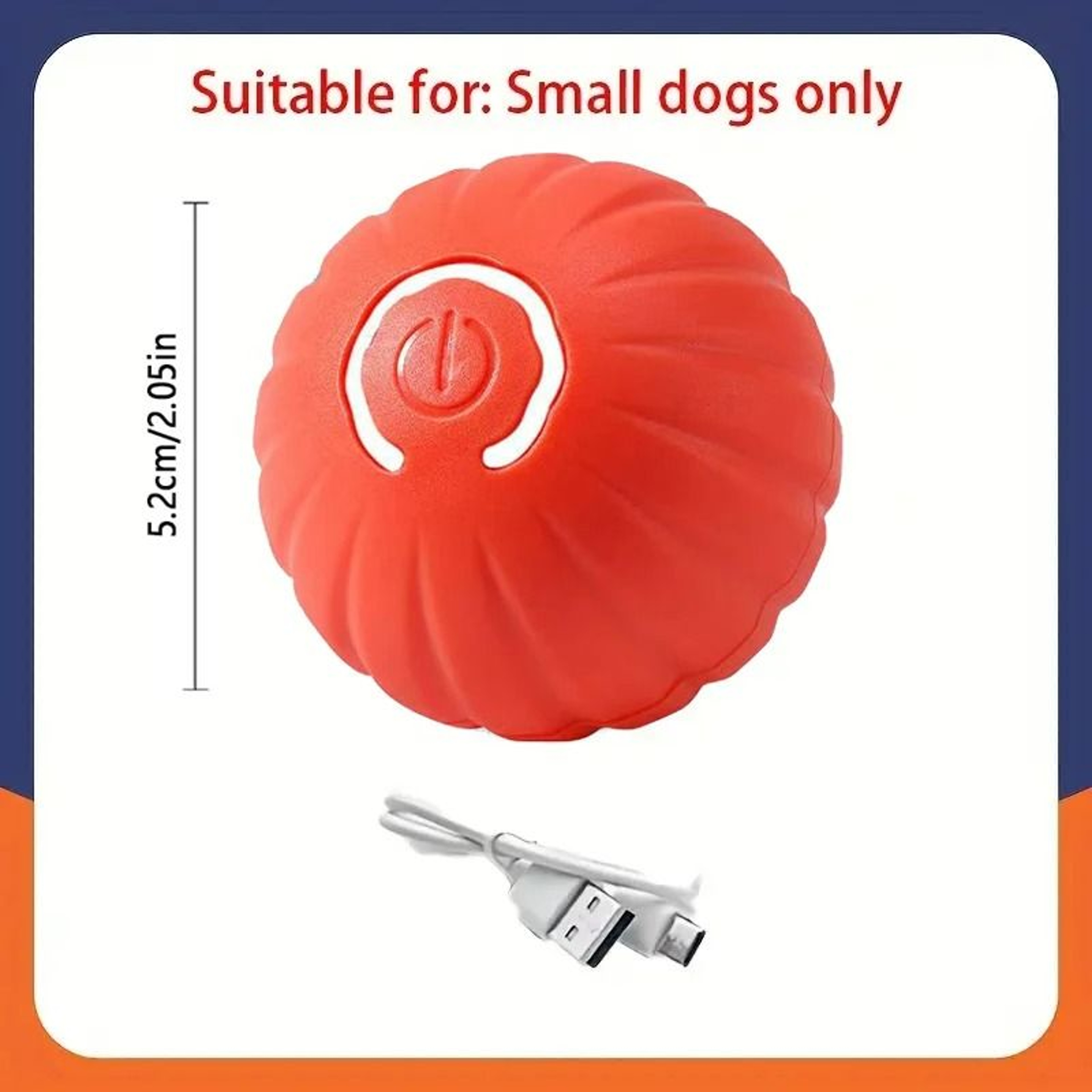 Smart Interactive Dog Toy Ball  Automatic Electronic Rolling  Bouncing USB Rechargeable Ball 13