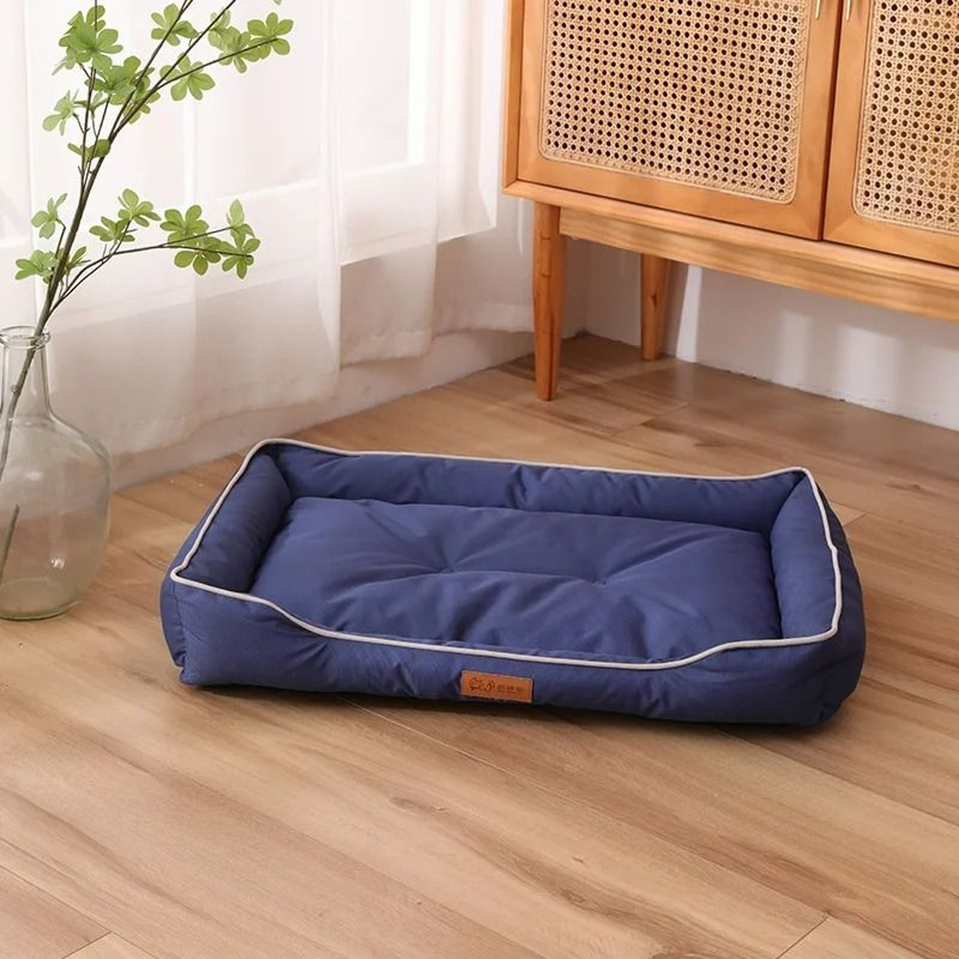 FourSeason Orthopedic Square Dog Bed  Waterproof BiteResistant Pet Mattress 8