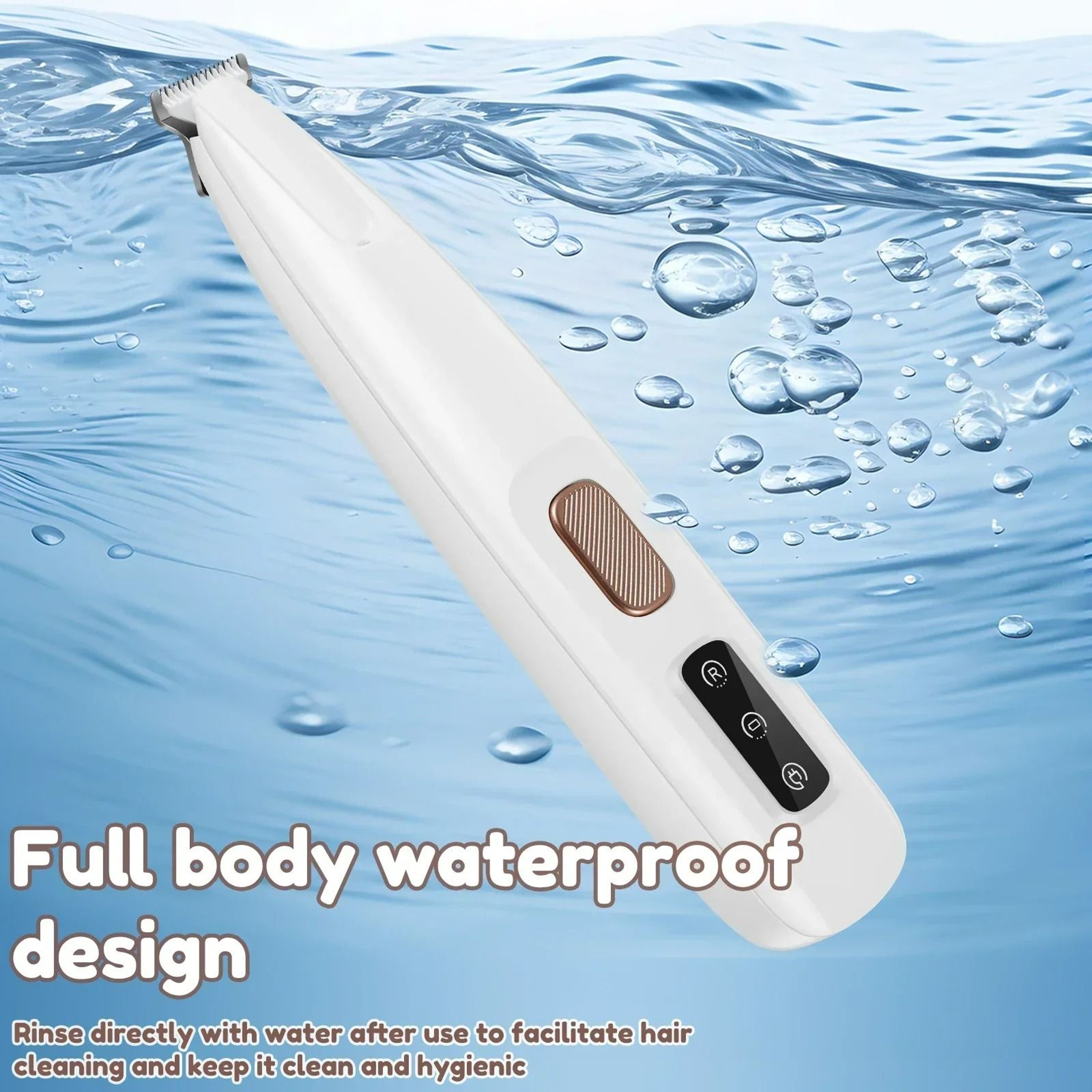 Professional LED Paw  Detail Trimmer  Fully Waterproof Precision Pet Clipper 5