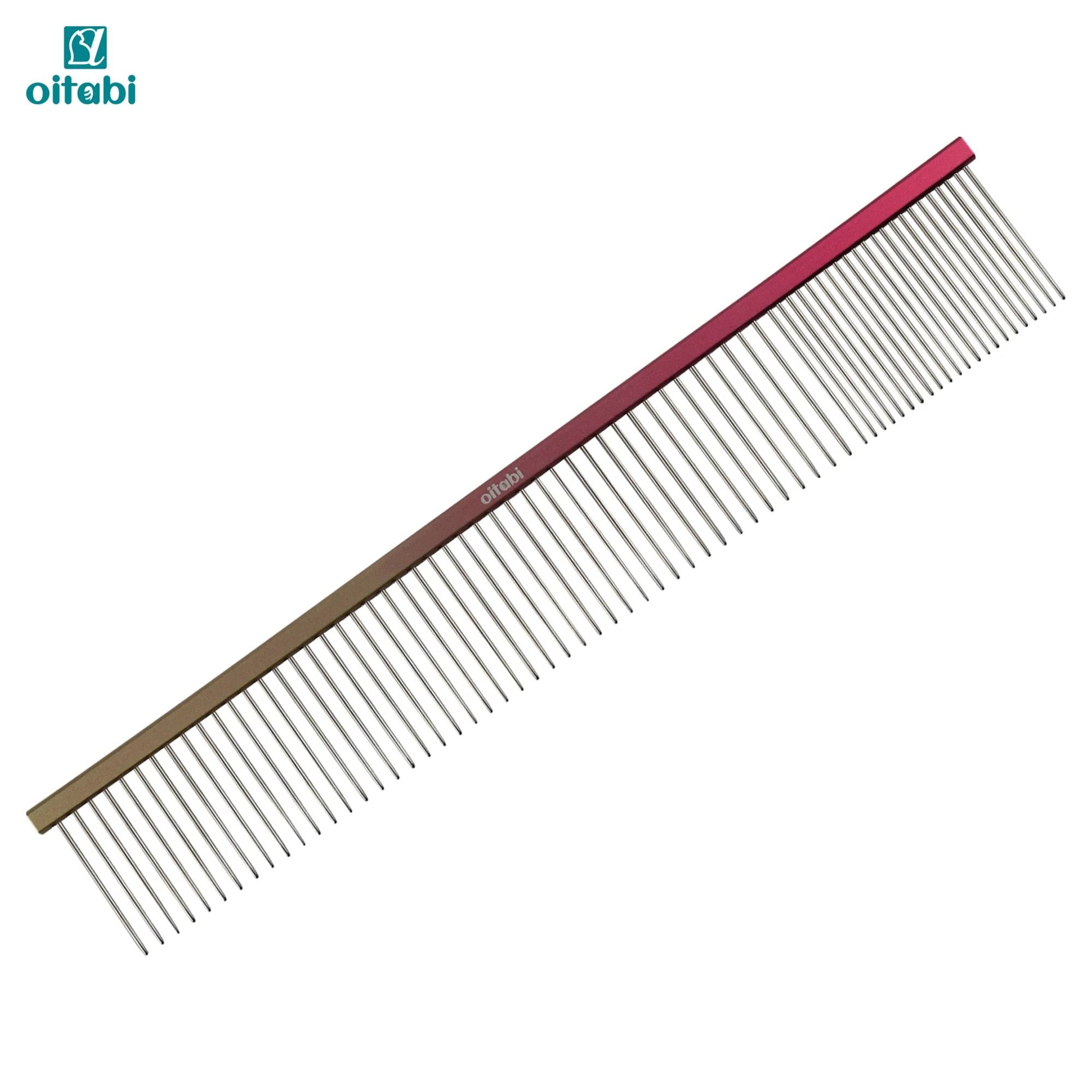Deluxe Gradient Pet Styling Comb  Precision Pointed Tail  Finishing Tool For Dogs  Cats 8