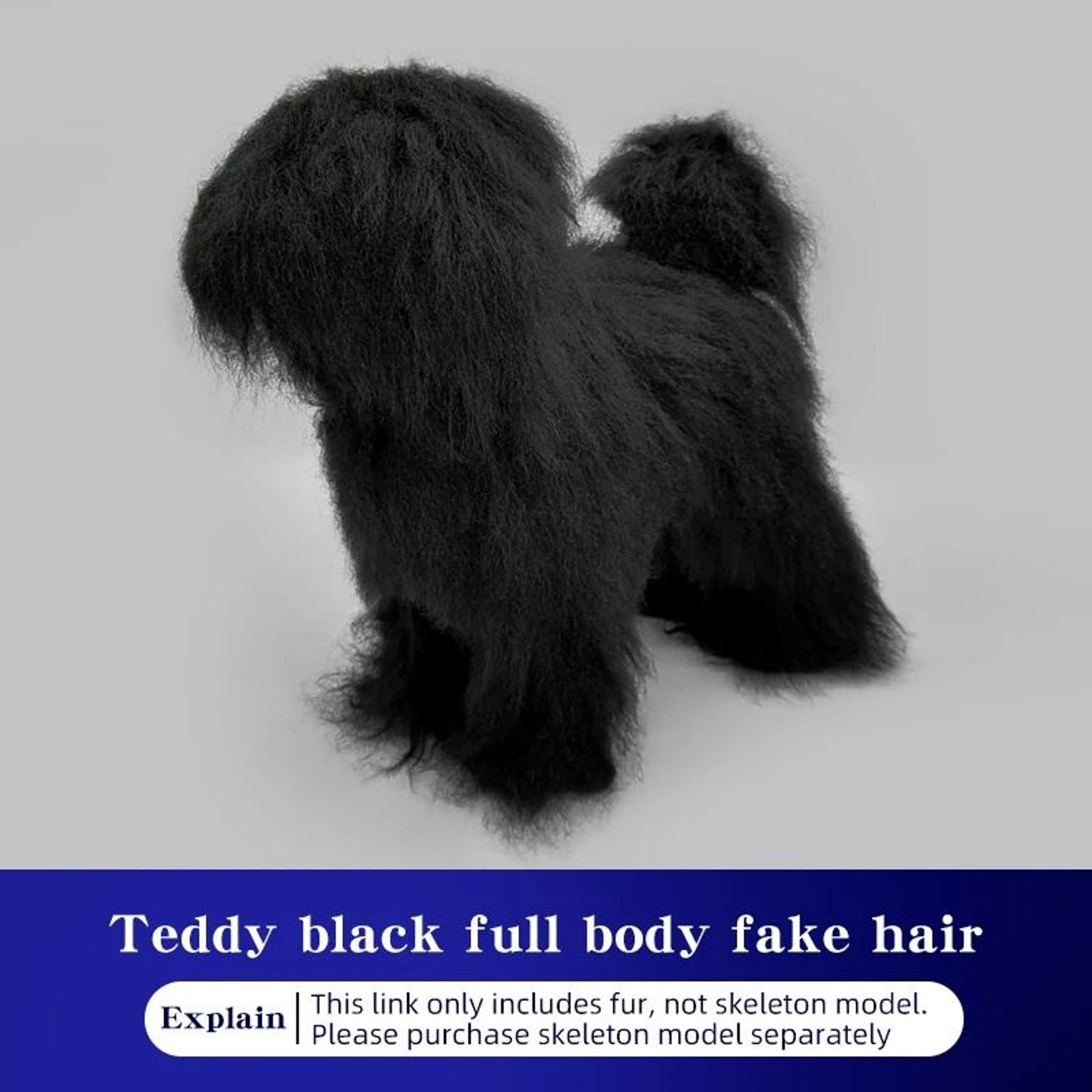 Teddy Grooming Practice Model  HighFidelity Simulation Hair Skeleton  Standard Head For Pet Beautic 9