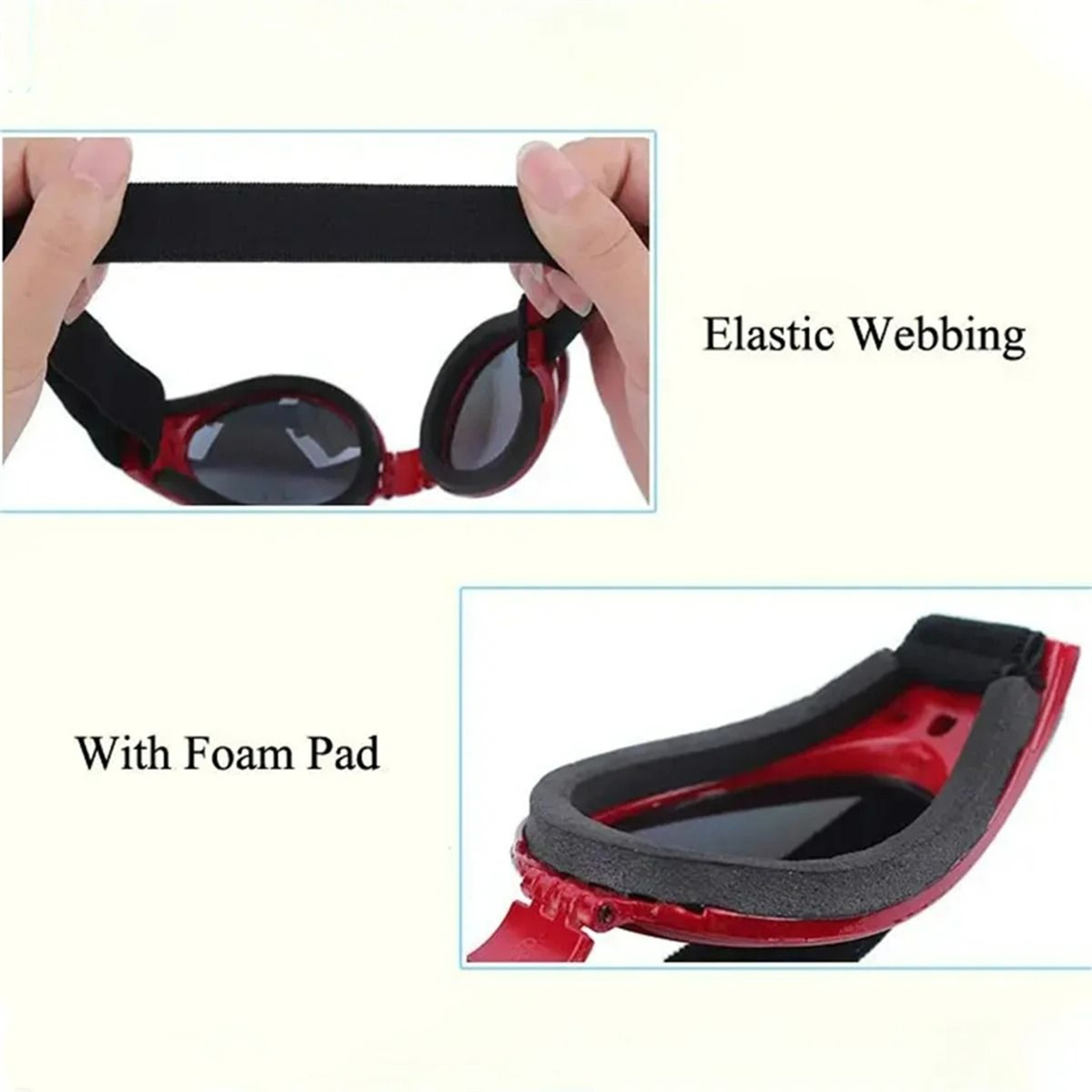 Foldable Pet Sunglasses  UV Protection  Windproof Goggles For Dogs And Cats 5