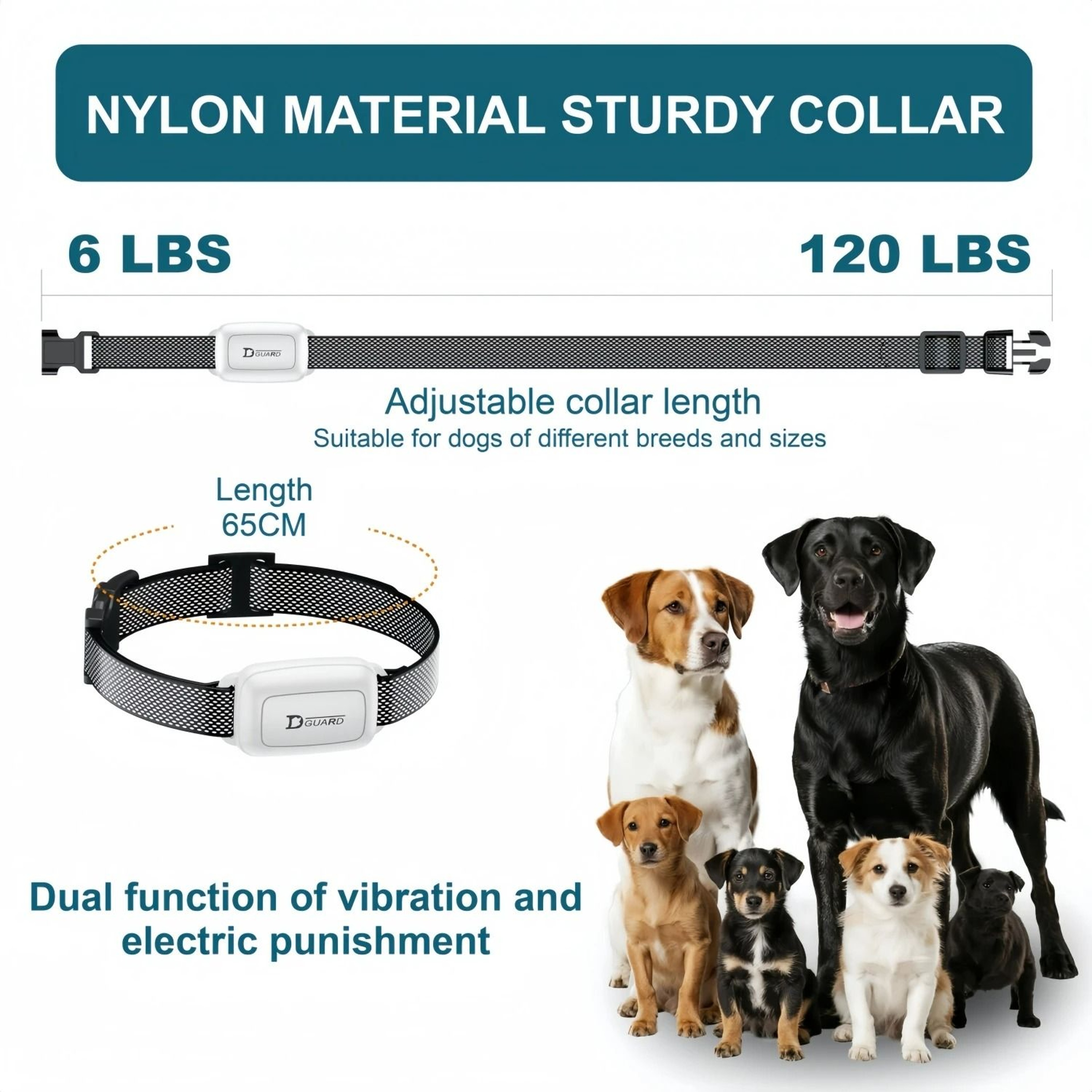 3300ft Smart AntiBark Training System  LongRange Rechargeable Electric Collar For Precision Behavio 2