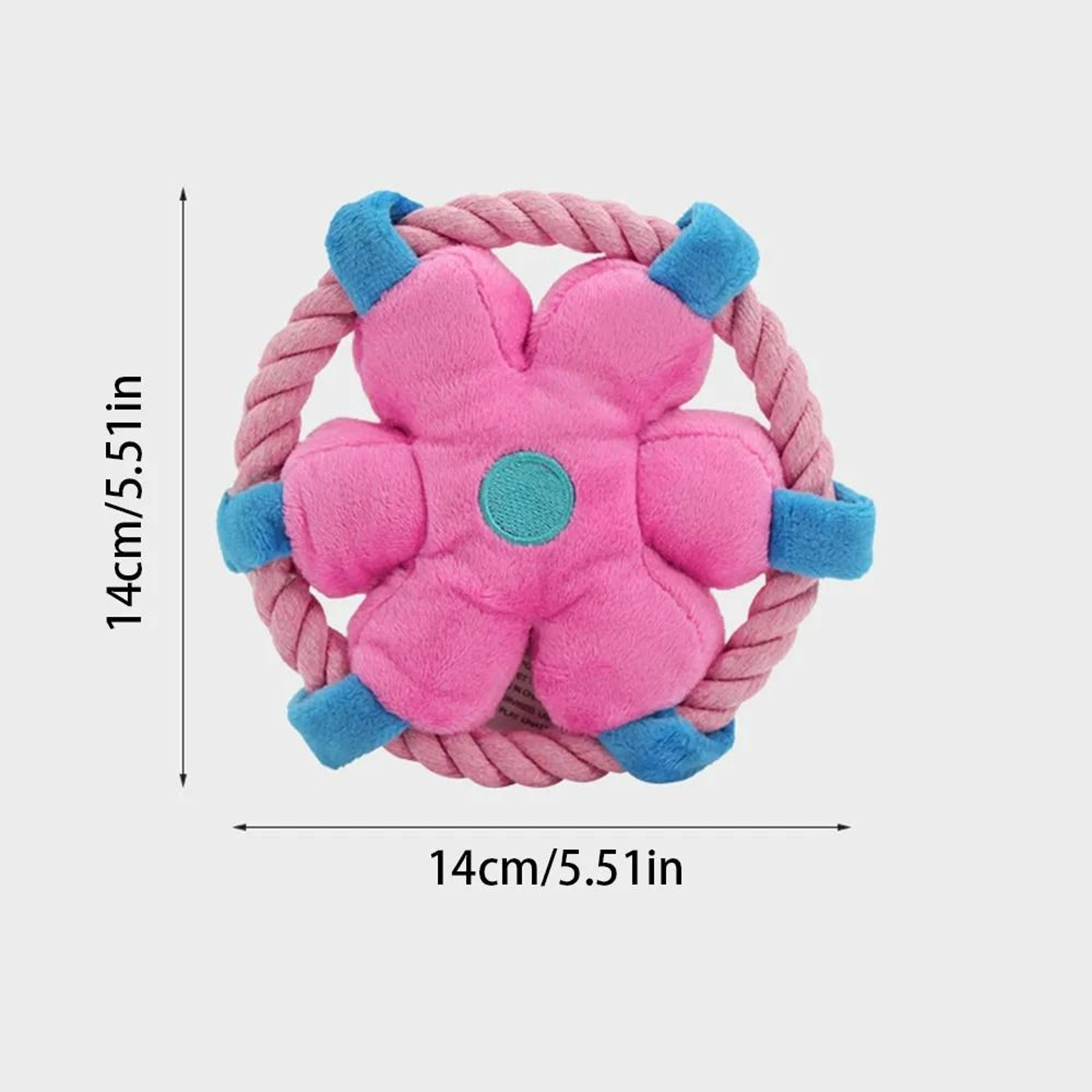 Interactive Rope Fetch Toy  HeavyDuty Dental Chew  Molar Training Tool For Active Dogs 5