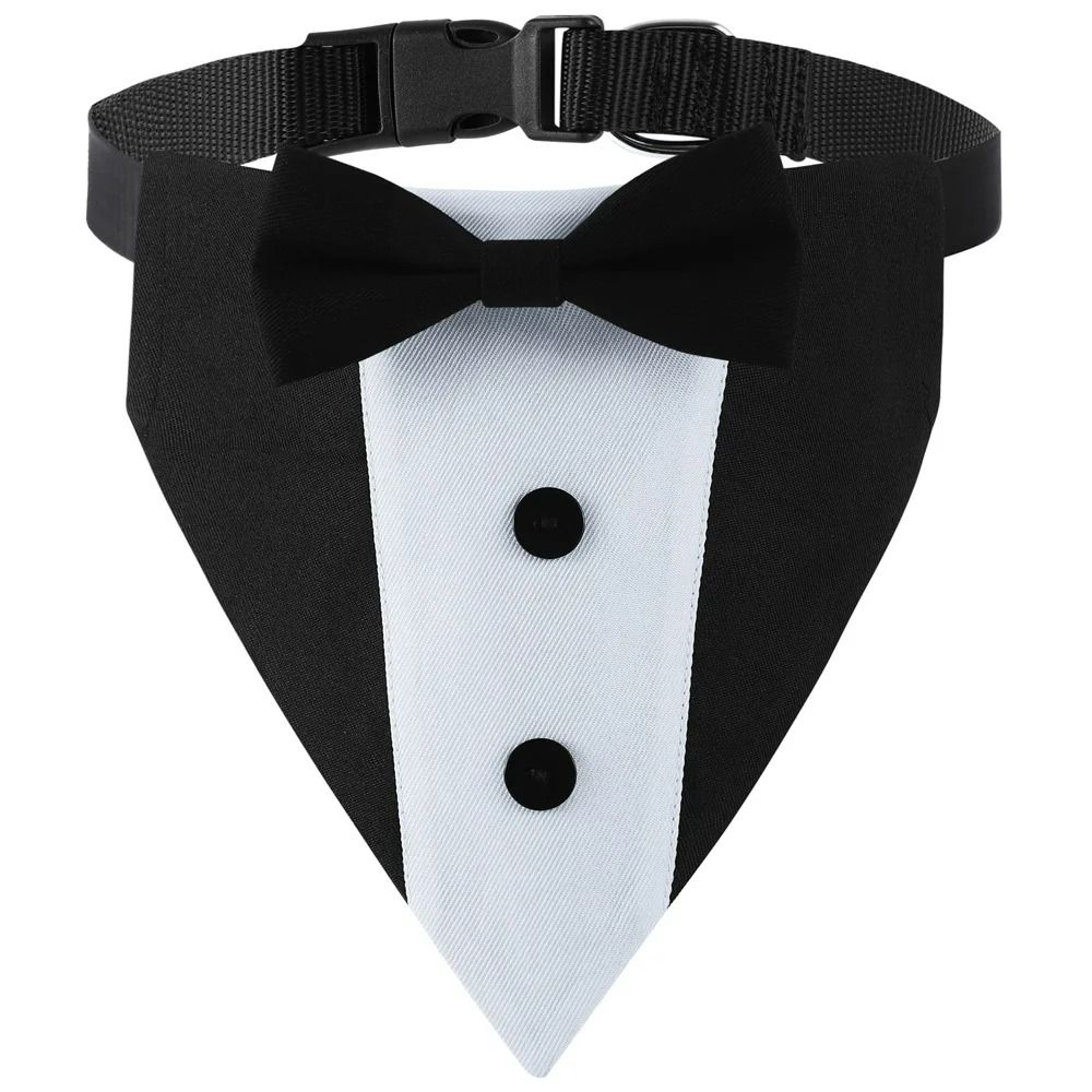 Tuxedo Wedding Bib Collar  Adjustable Formal Bow Tie Bandana For Dogs  Cats 7