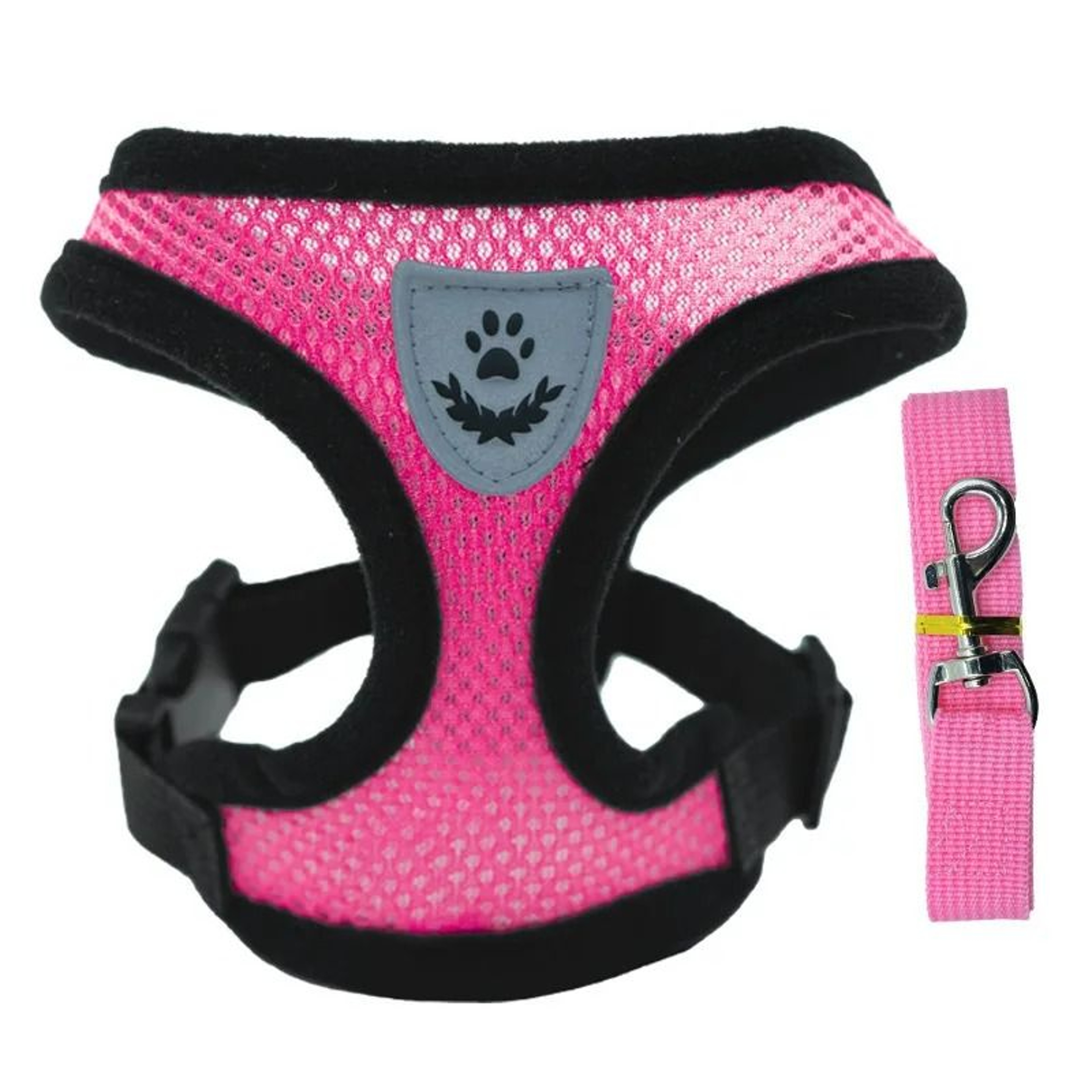Breathable AirMesh Harness  Leash Set  Lightweight Reflective Comfort Vest For Puppies Small Dogs   14