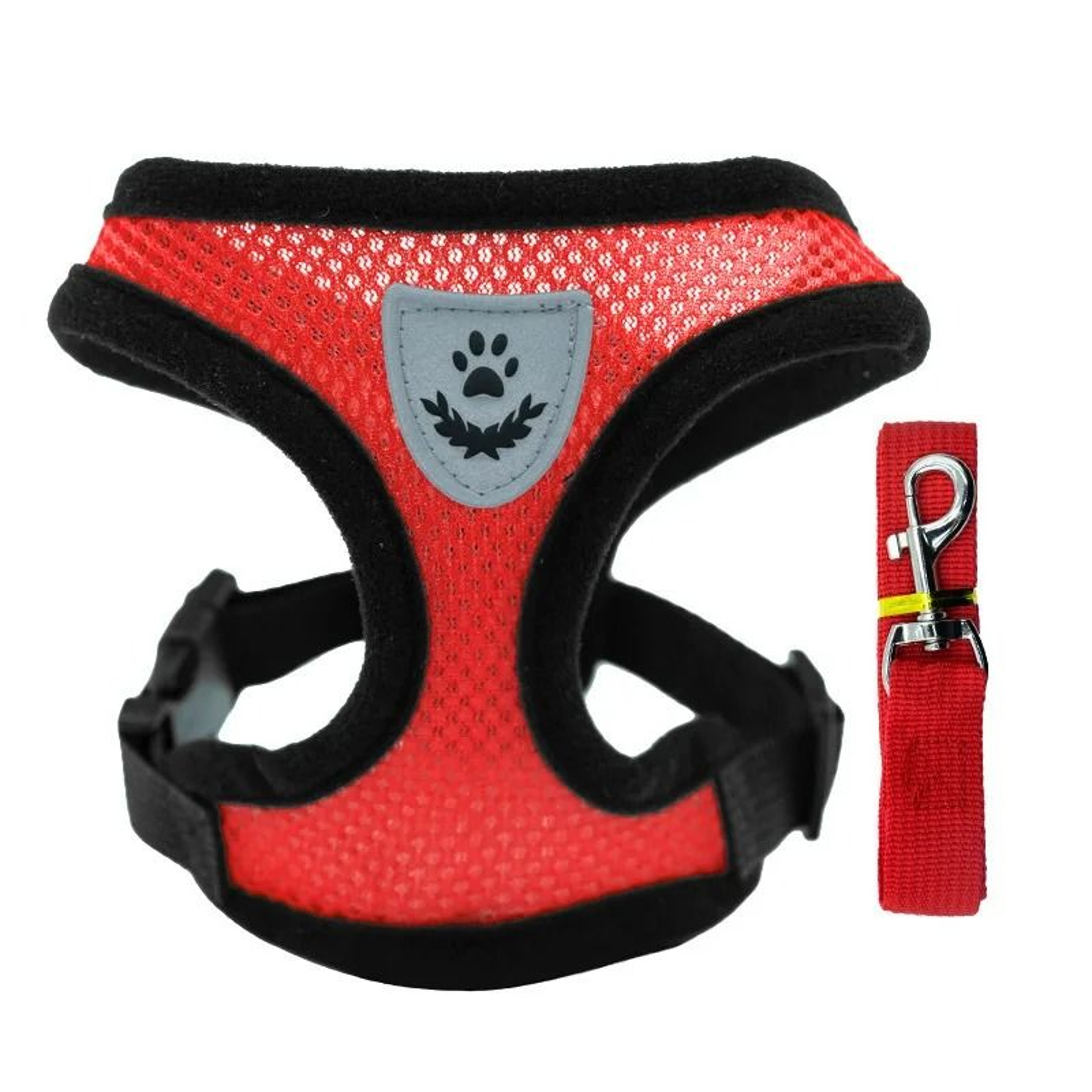 Breathable AirMesh Harness  Leash Set  Lightweight Reflective Comfort Vest For Puppies Small Dogs   8