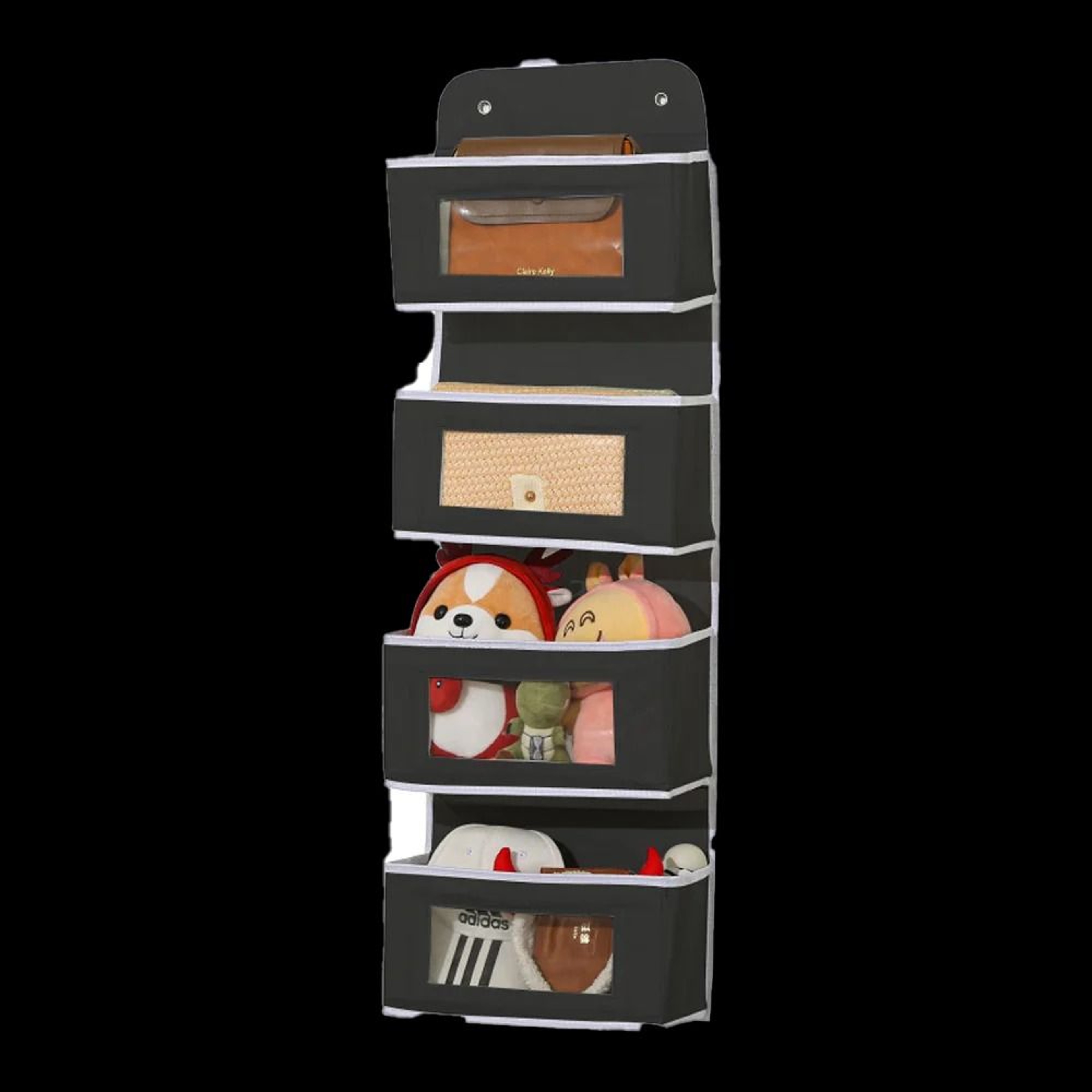 OverTheDoor Vertical Management System  HighCapacity MultiLayer Storage For Dorms Closets  Toy Orga 15