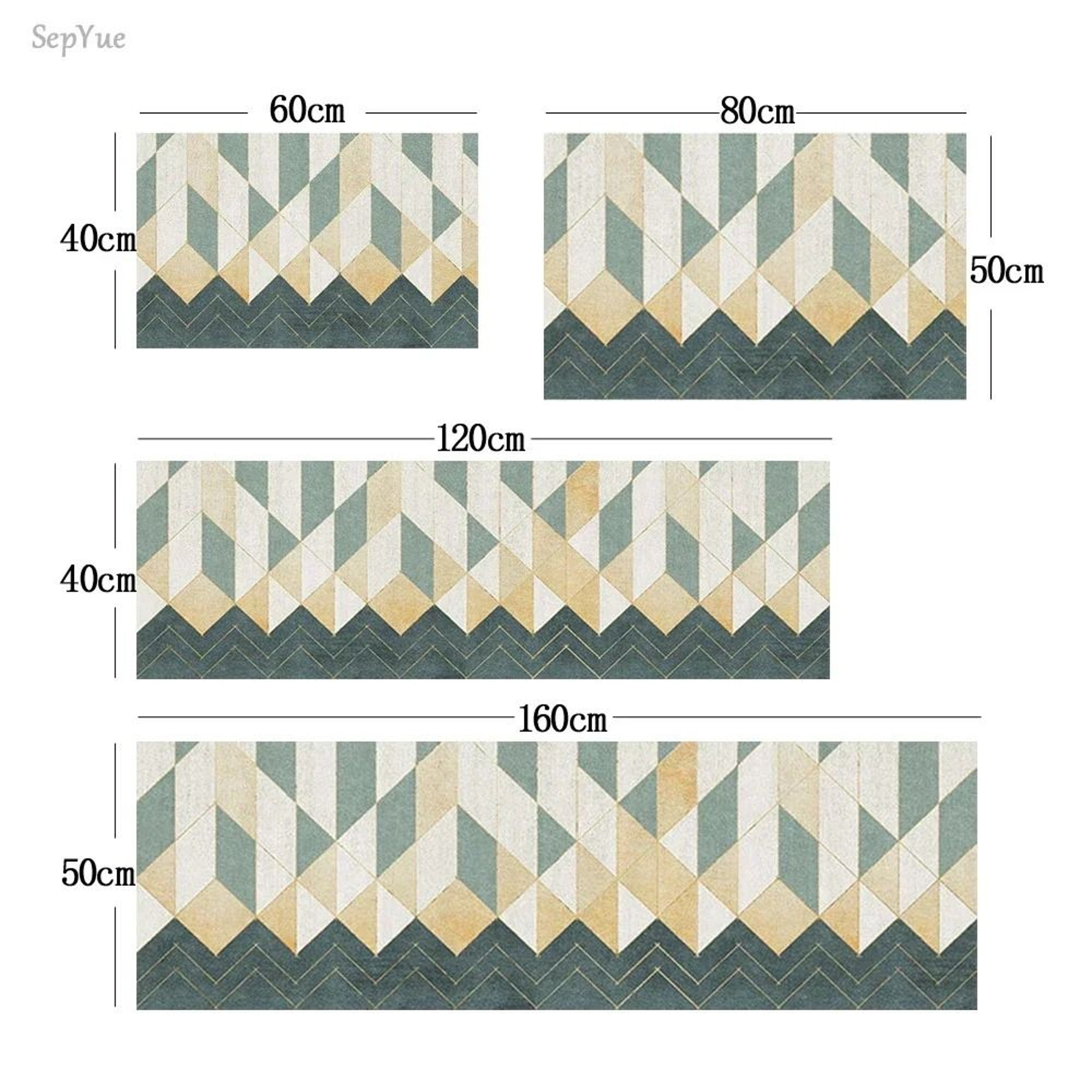 HighAbsorbency Printed Kitchen Management System  NonSlip Orthopedic Area Mat  LongStrip Corridor R 4
