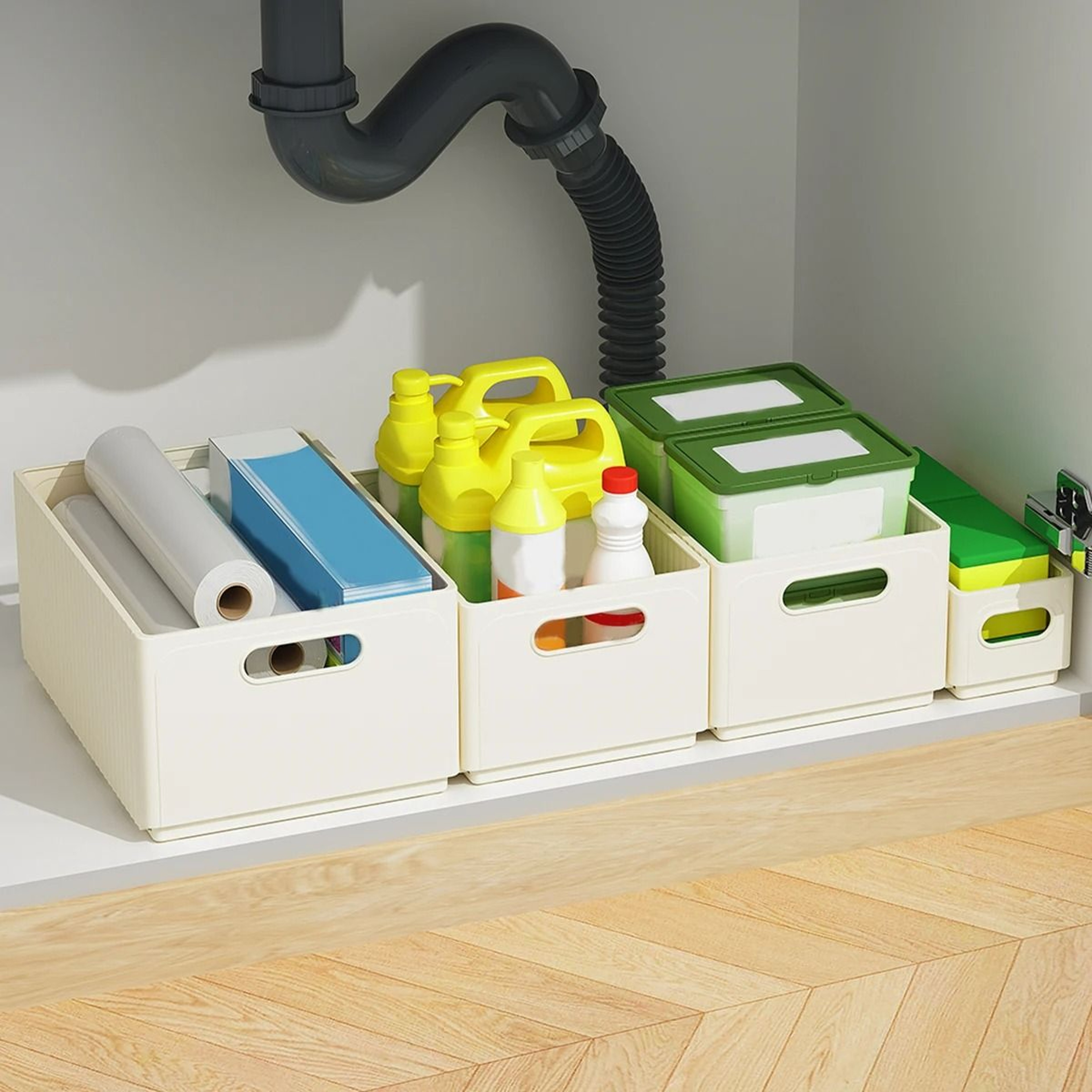 Foldable Modular Storage System  MultiFunctional HighCapacity Organizer For Kitchen And Pantry 5