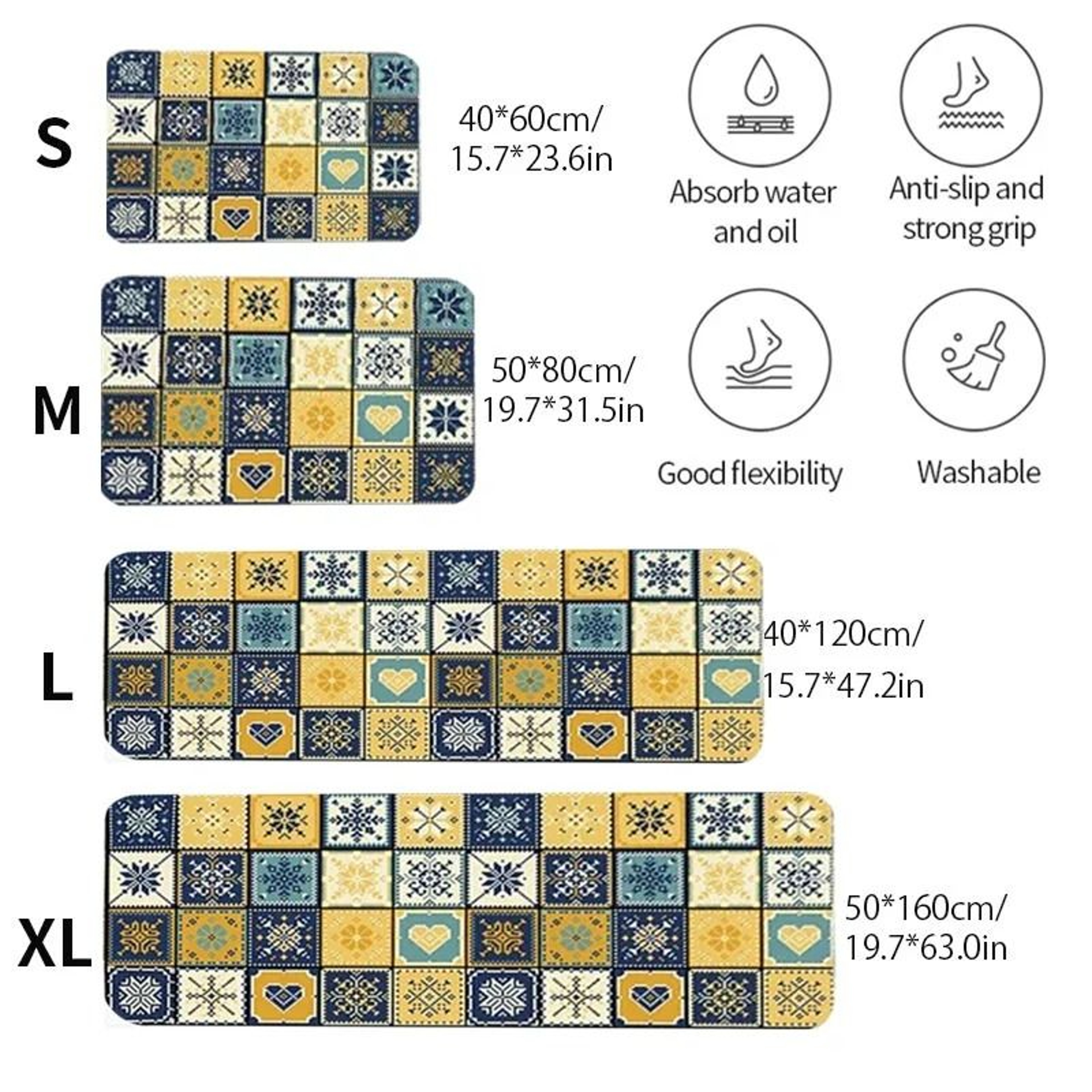 Architectural Floor Management System  HighDensity AntiSlip Kitchen Runner And Entrance Mat 4