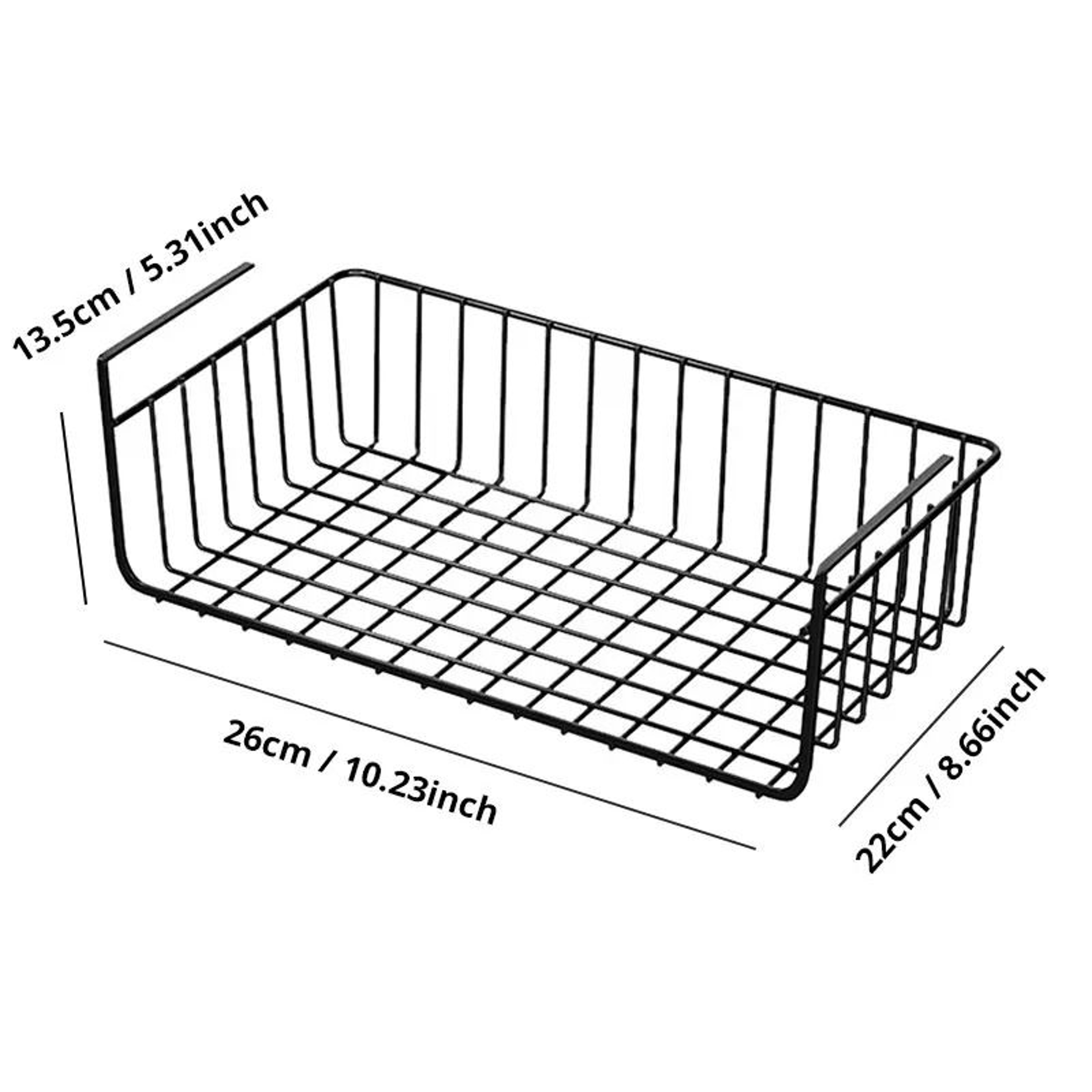 UnderCabinet Management System  HighLoad Iron Mesh Suspension Basket For Kitchen  Wardrobe 6