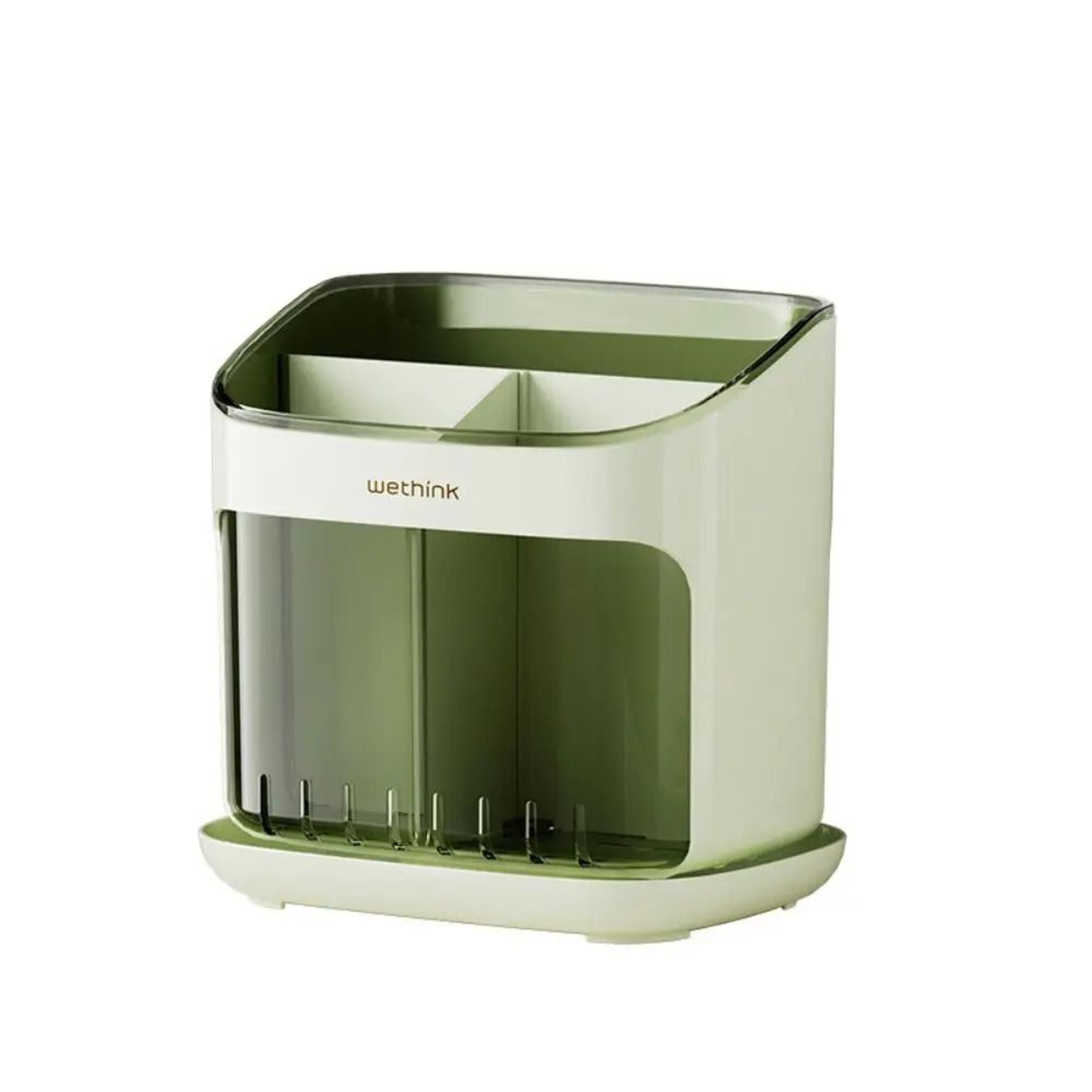 HighCapacity Tableware Management System  Detachable MultiZone Drainage Caddy For Kitchen Cutlery 8