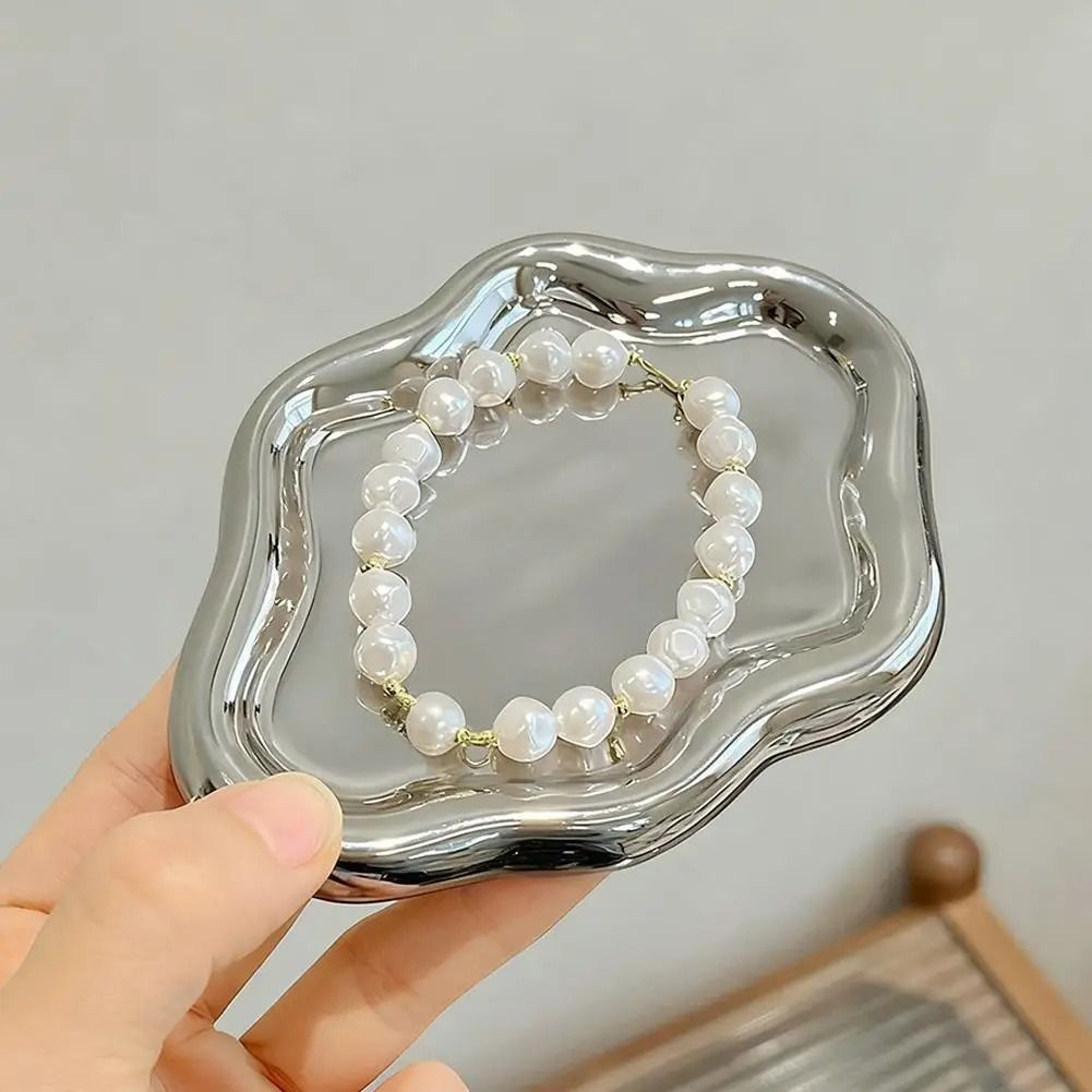 Sculptural Ceramic Management System  HighAesthetic CloudContour Jewelry Display  Desktop Organizer 3