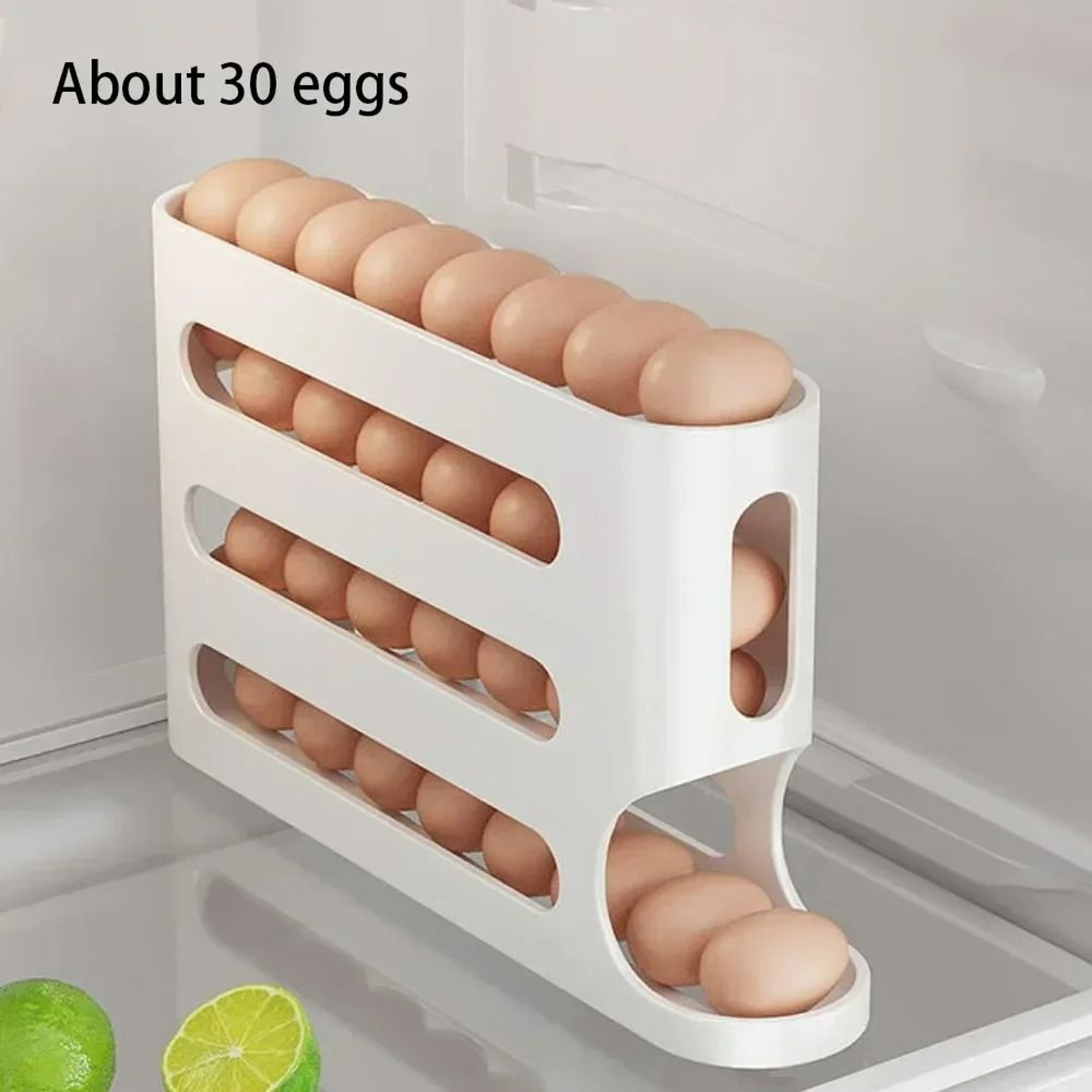 4Tier GravityFlow Egg Management System  Automatic Rolling HighCapacity Storage Box For Refrigerato 7