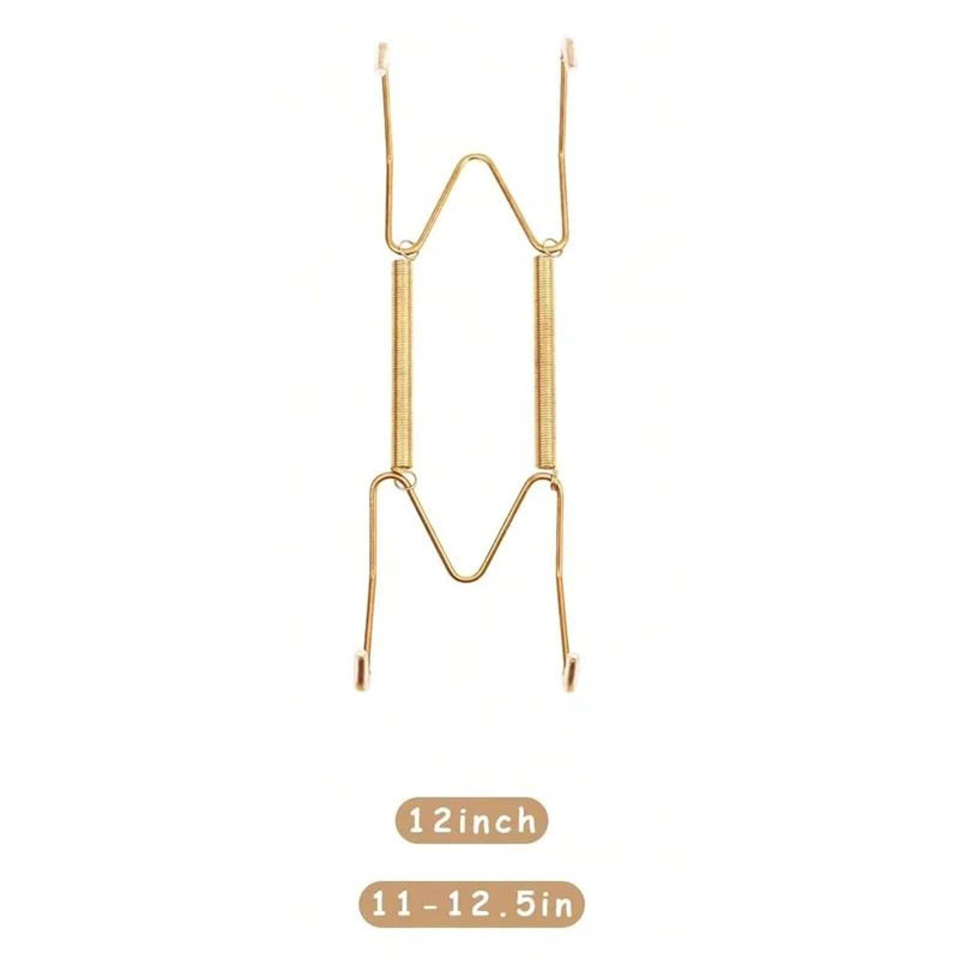 Invisible Plate Management System  3Piece WShaped Tension Spring Wall Display Hangers 10