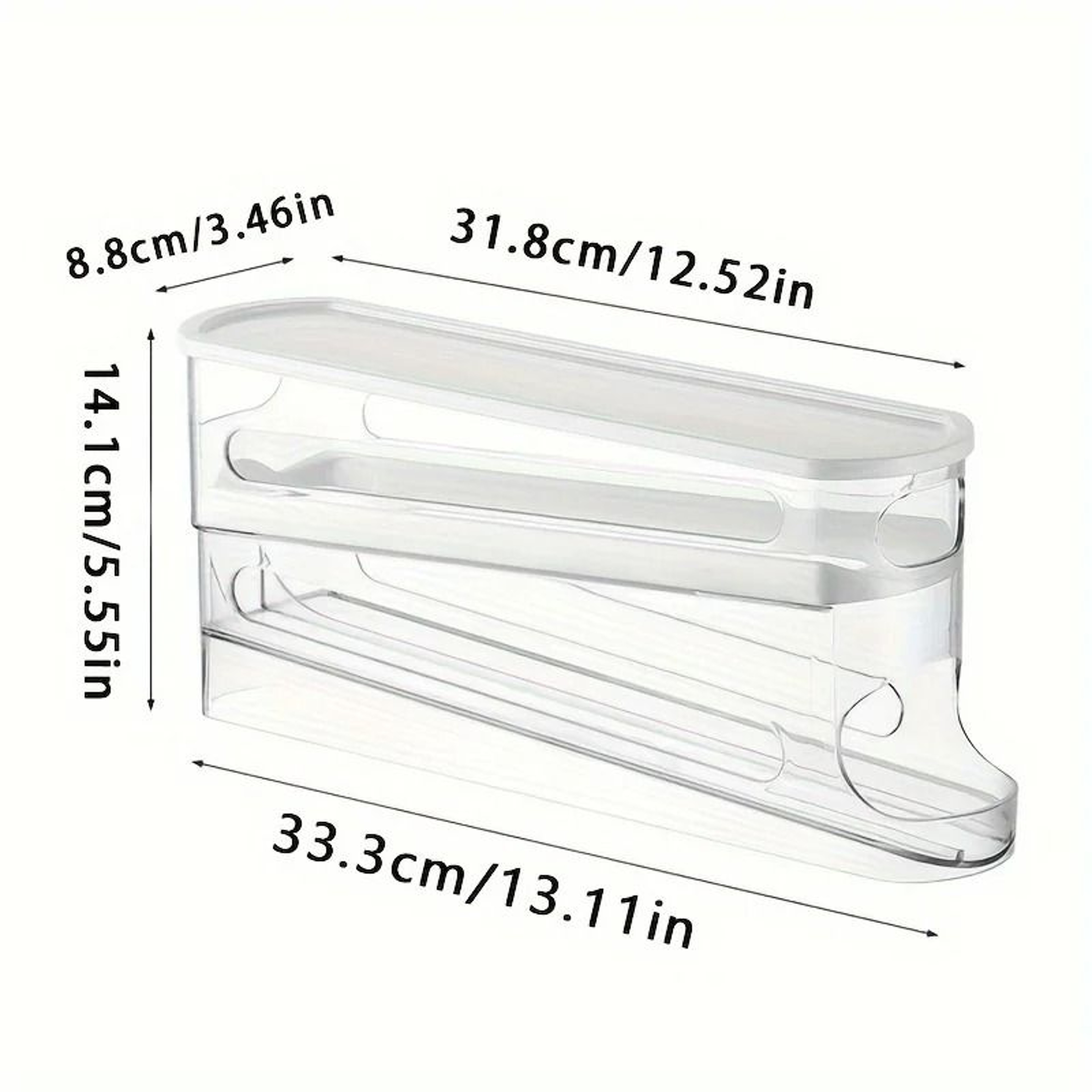 Double Layer Automatic Rolling Egg Storage Container 4