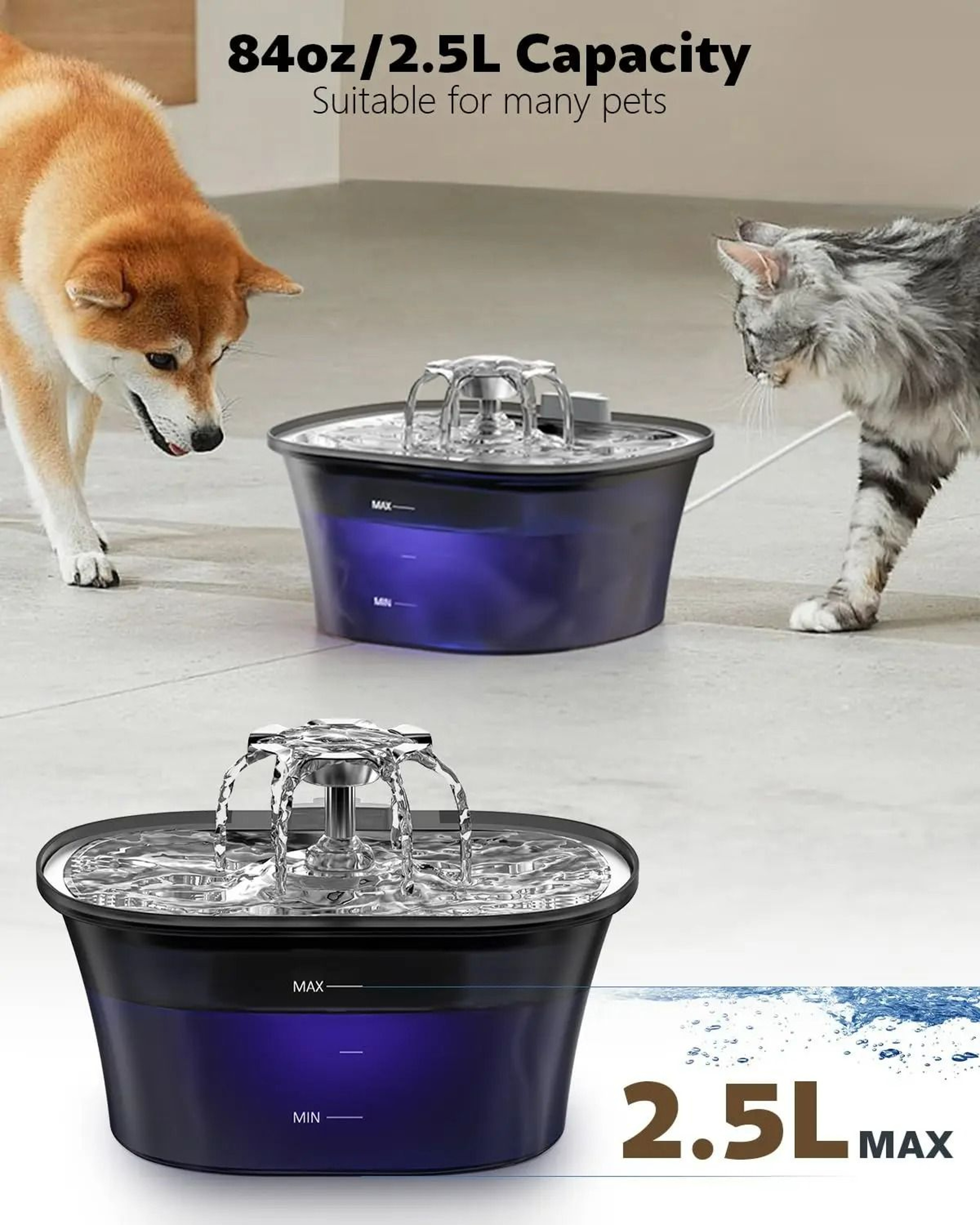 25L Smart Automatic Pet Water Fountain 1
