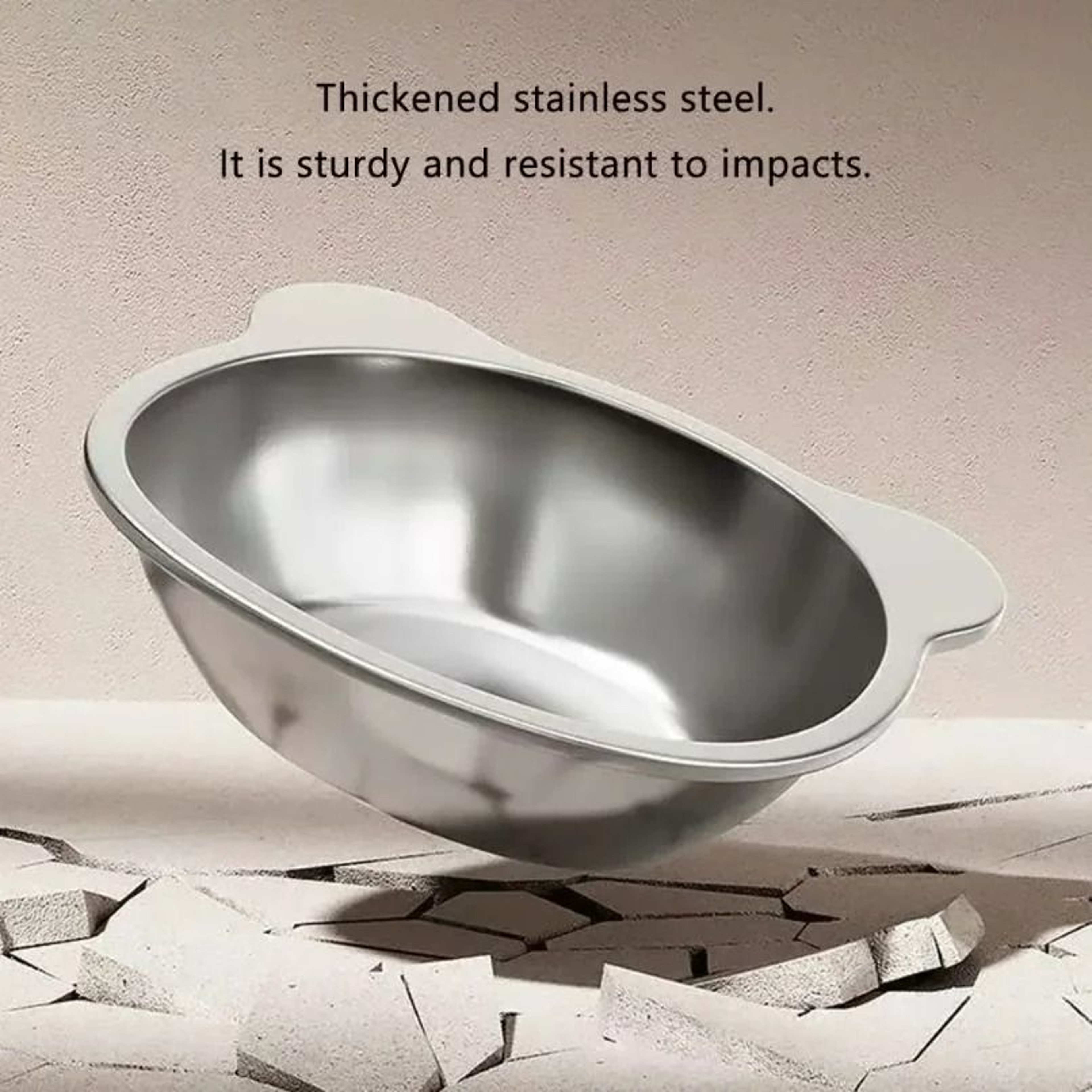 15 Tilted Stainless Steel Elevated Pet Feeder 4