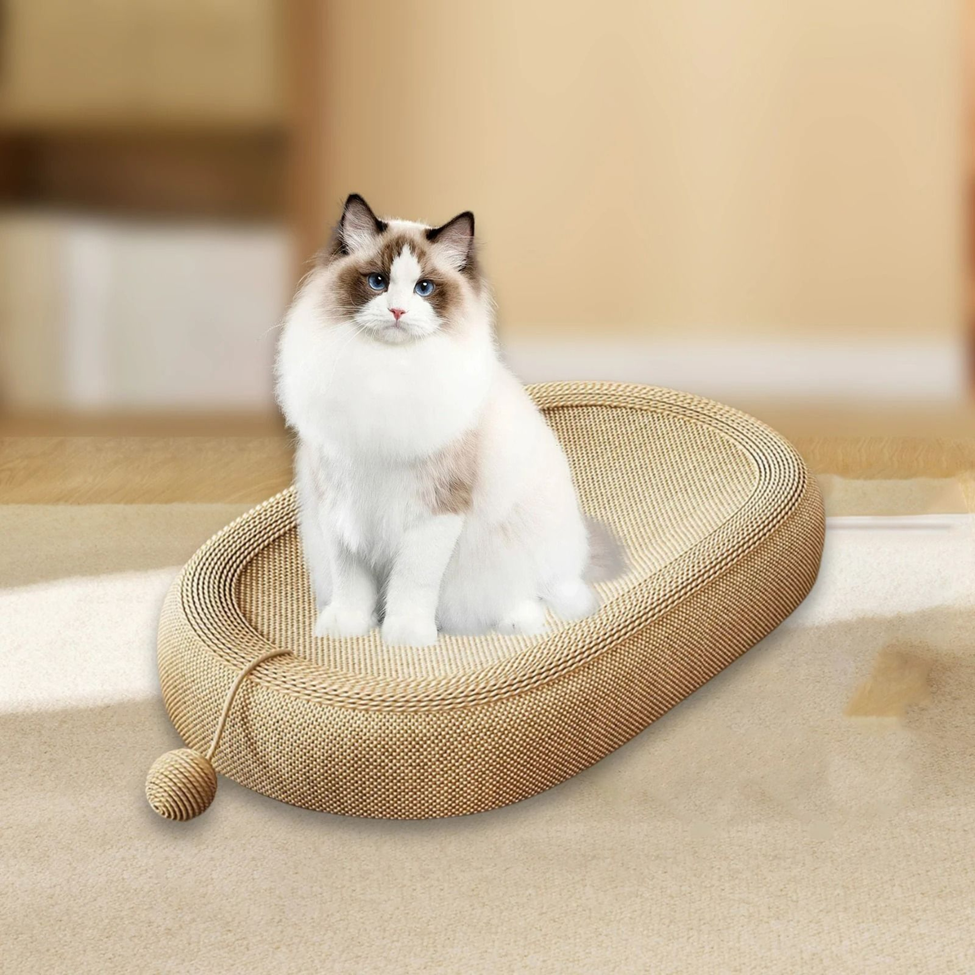 Ergonomic Sisal Lounge  Cat Scratcher Bed 5