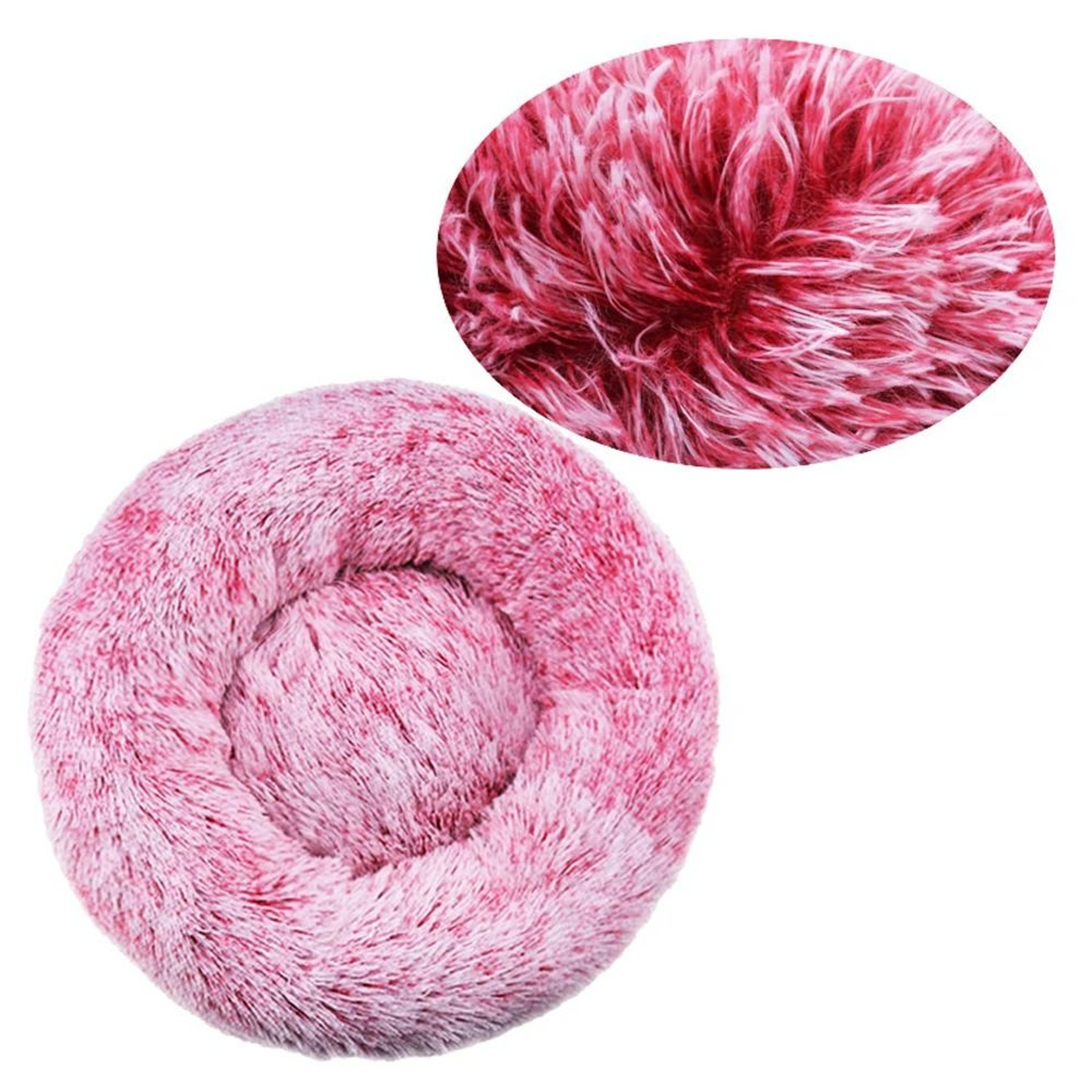 Super Soft Long Plush Calming Pet Bed  Warm Winter Nest 15