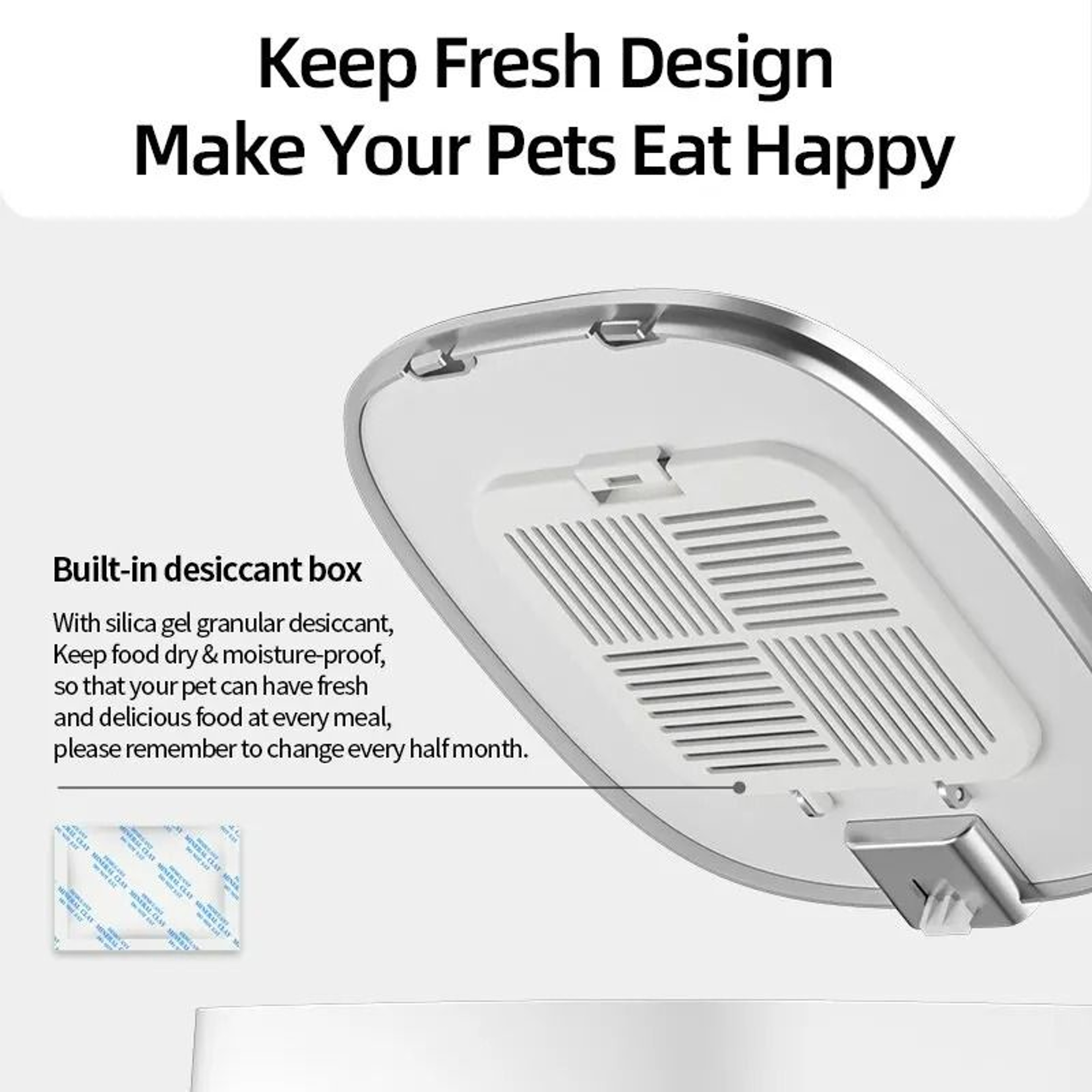 4L Smart Automatic Pet Feeder With WiFi App  Manual Control 6
