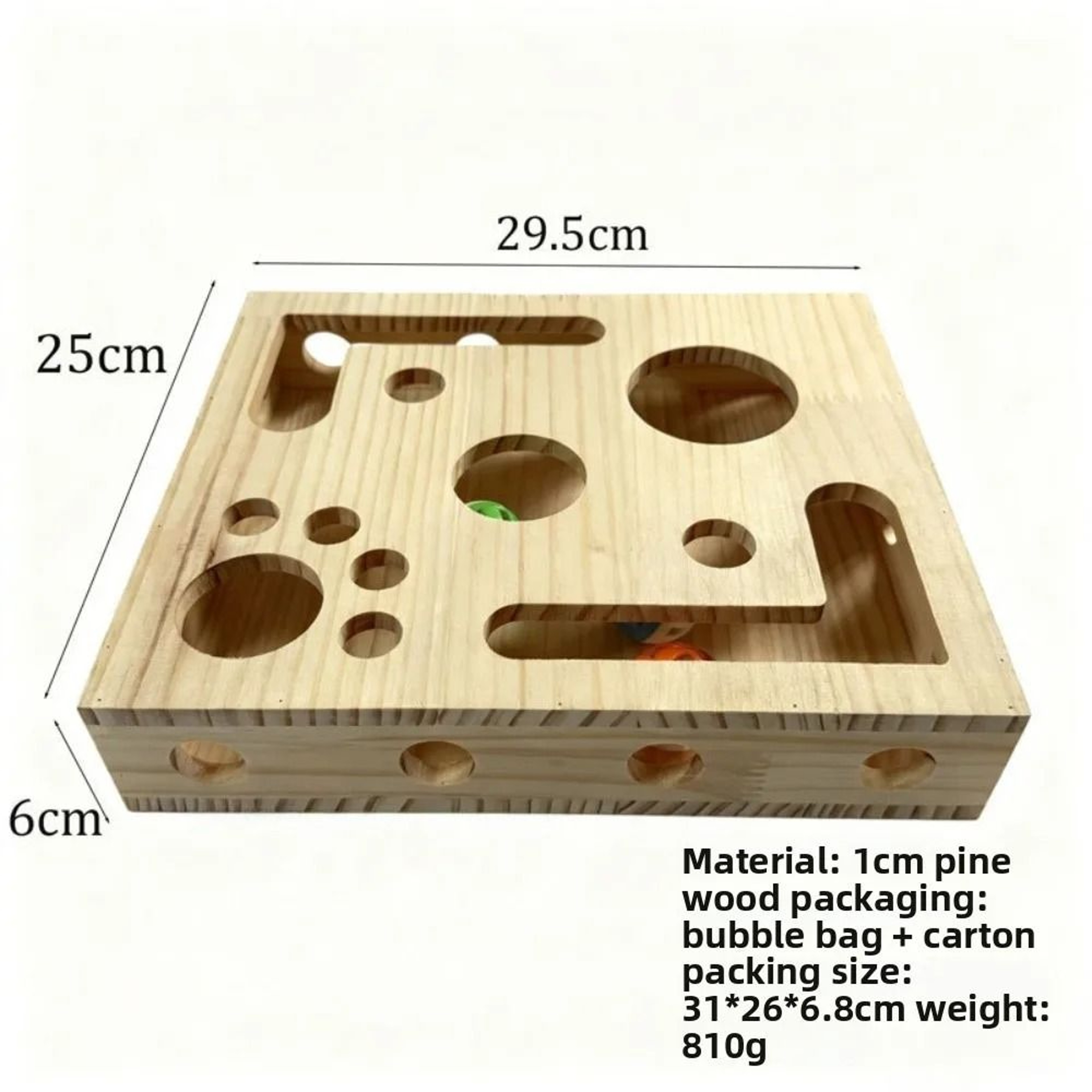 Interactive Cat Nail File Box  Maze Tunnel With Bell Ball 7