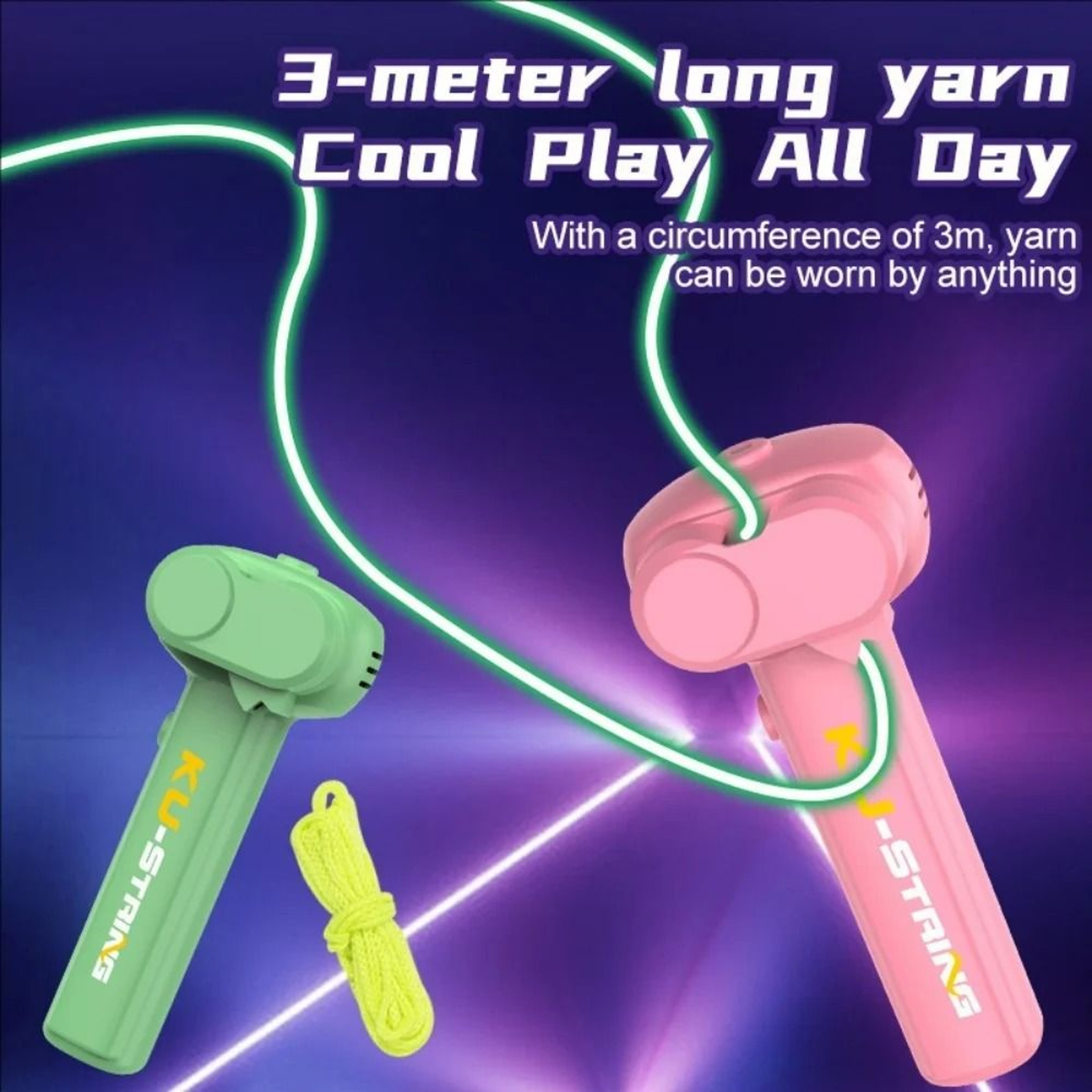HighSpeed Luminous Rope Launcher The Ultimate NightPlay Propeller 0