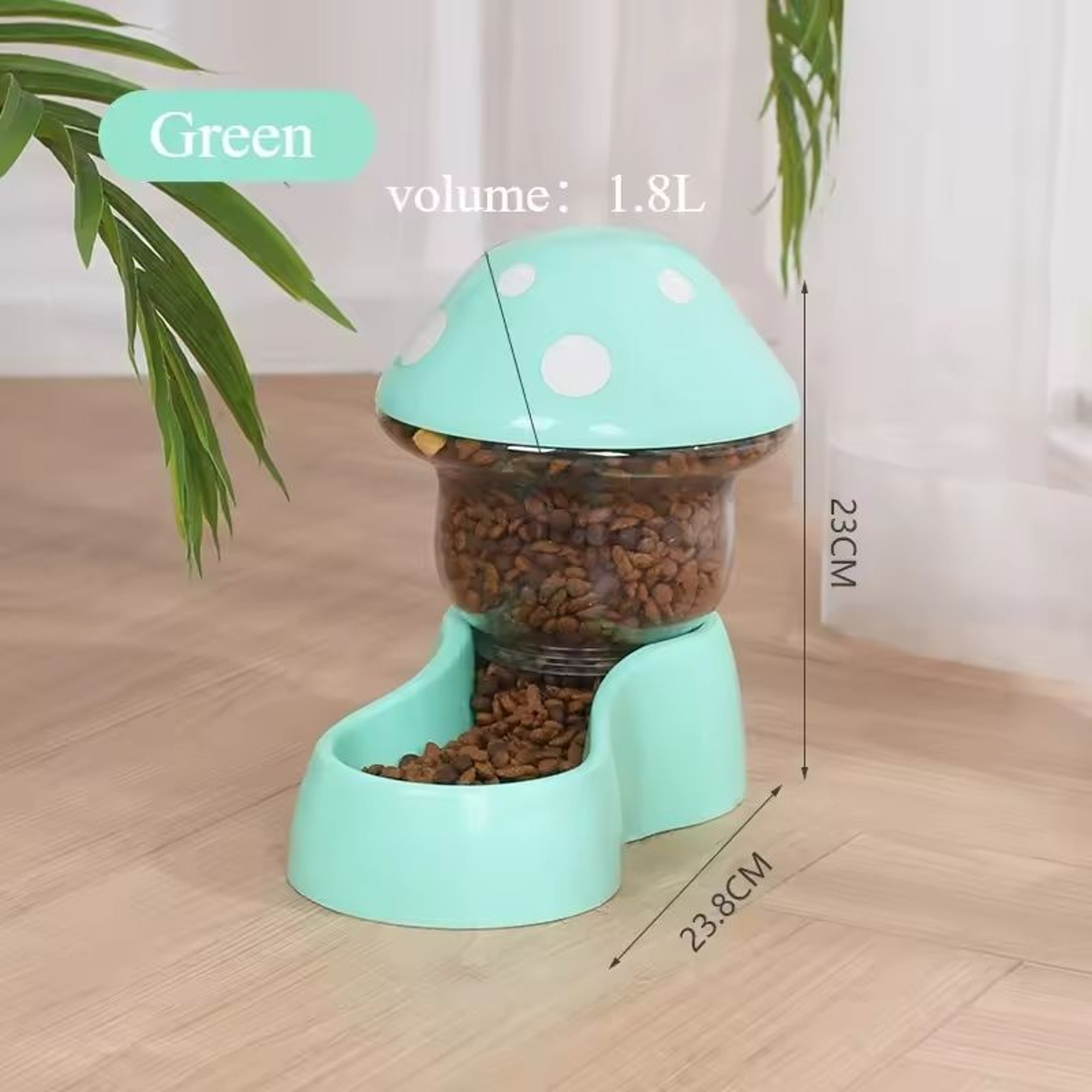 Enchanted Mushroom Automatic Pet Feeder  Water Dispenser 7