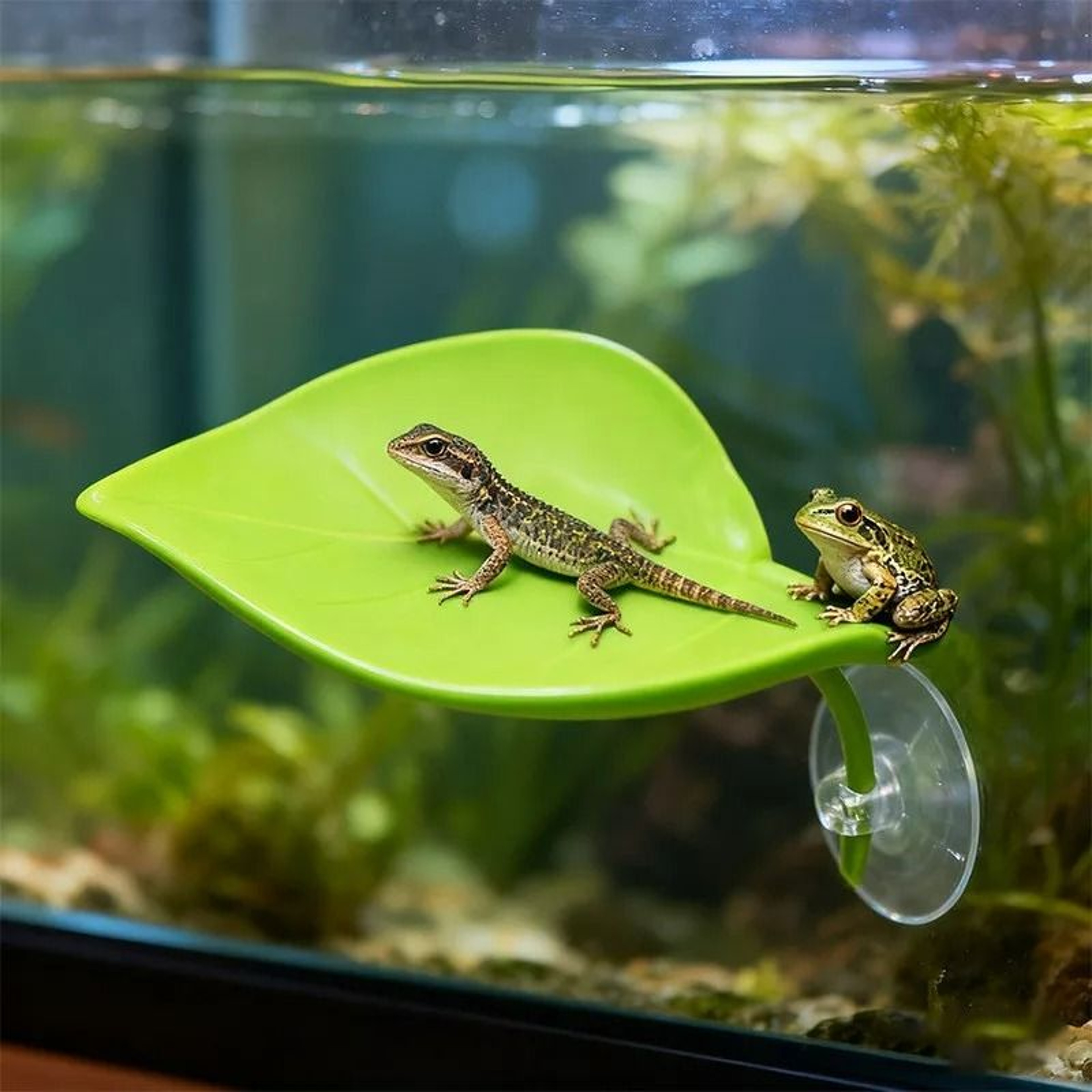 Simulated Reptile Basking Leaf  Resting Terrace 0