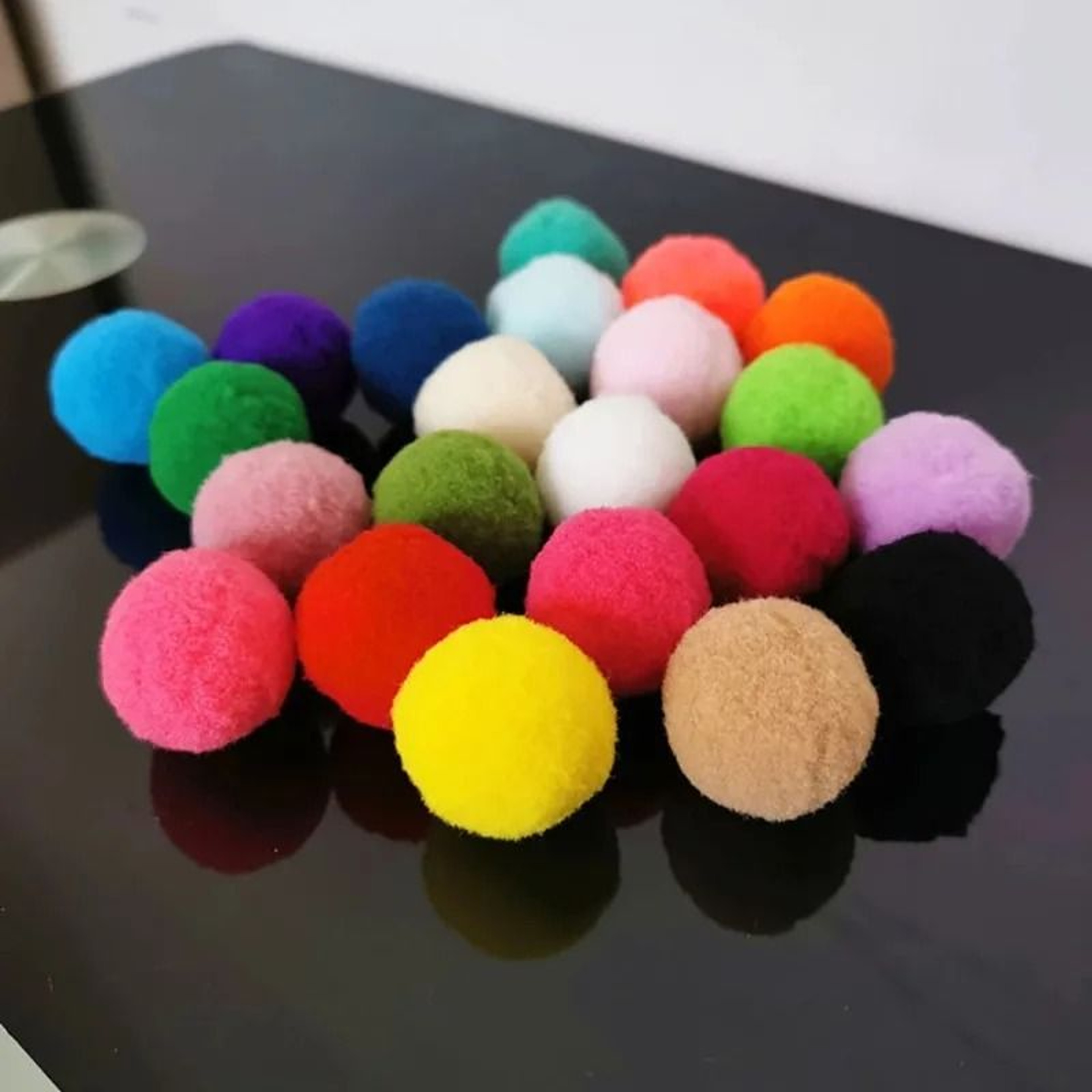 10Piece Colorful Plush Bouncy Ball Set 3