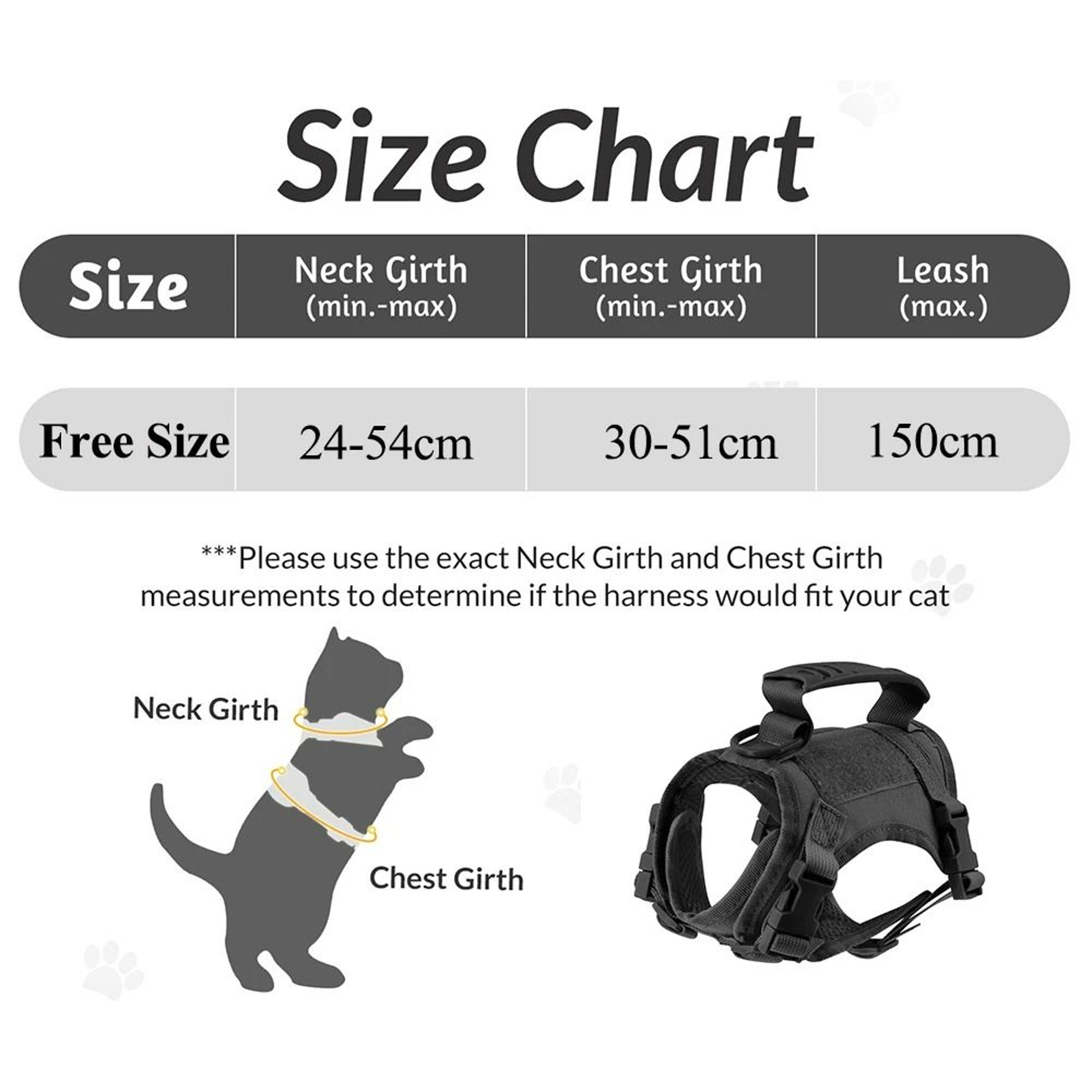 Tactical EscapeProof Cat Harness And Leash Set 2